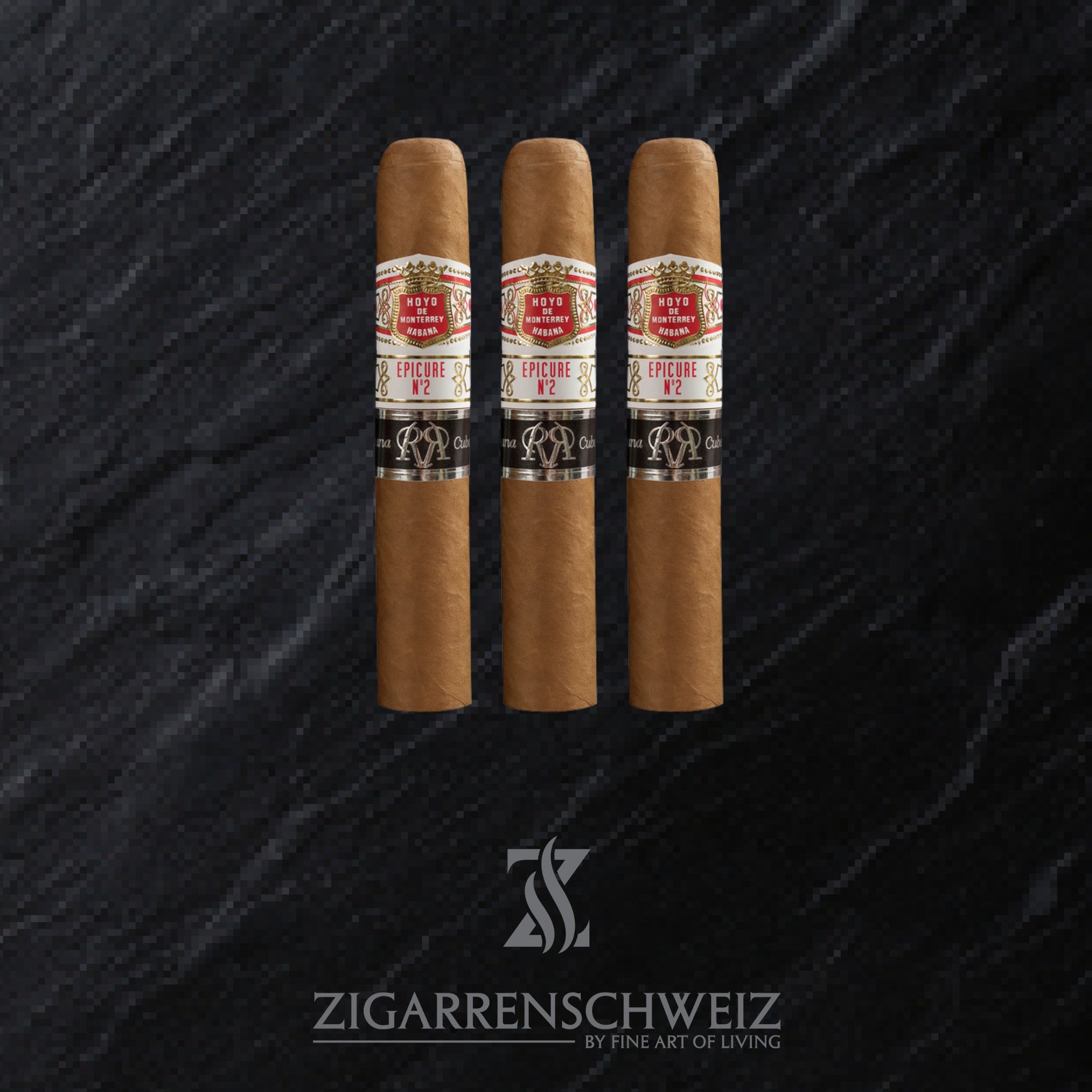 3er Etui Hoyo de Monterrey Epicure No. 2 Zigarren