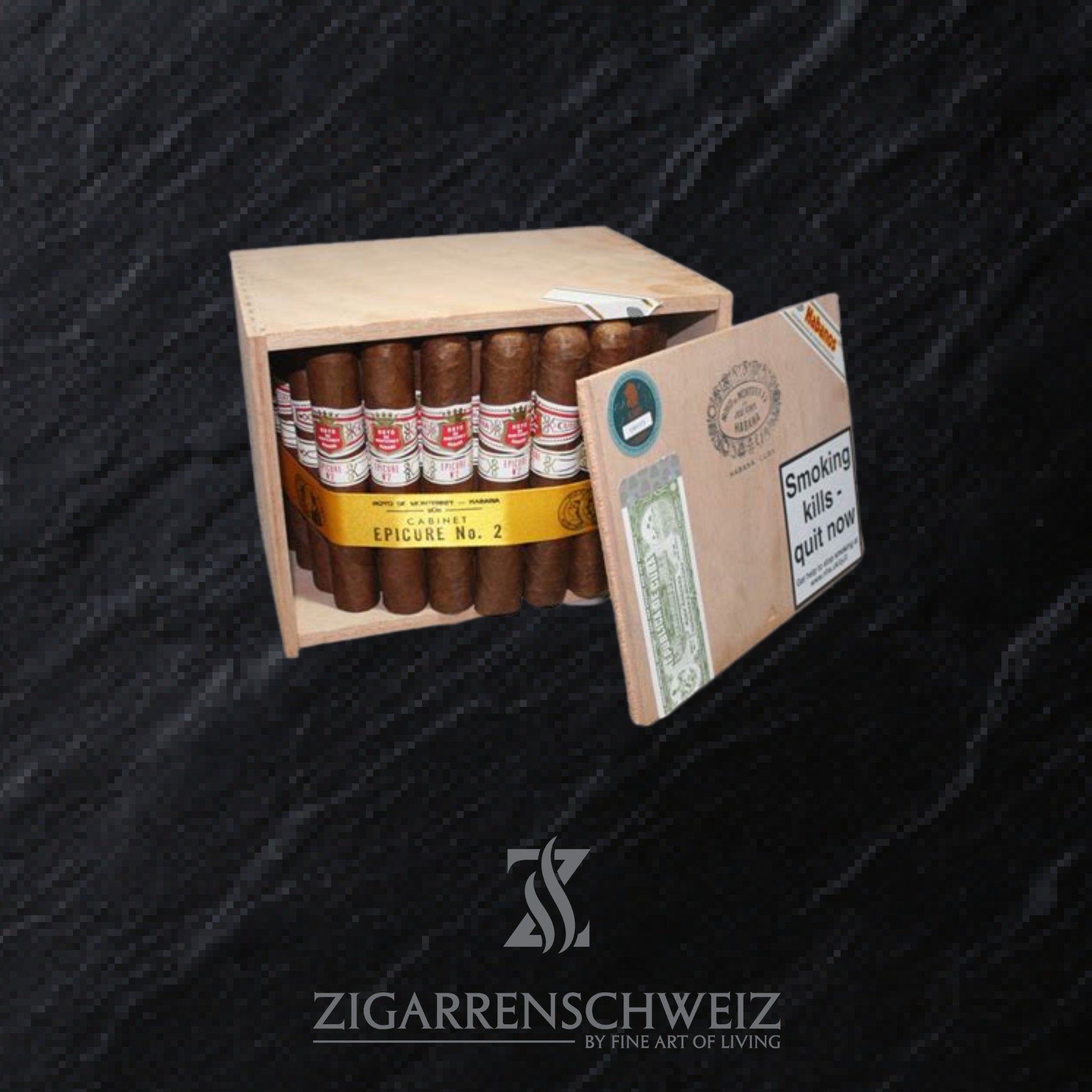 offene 50er Kiste Hoyo de Monterrey Epicure No. 2 Zigarren