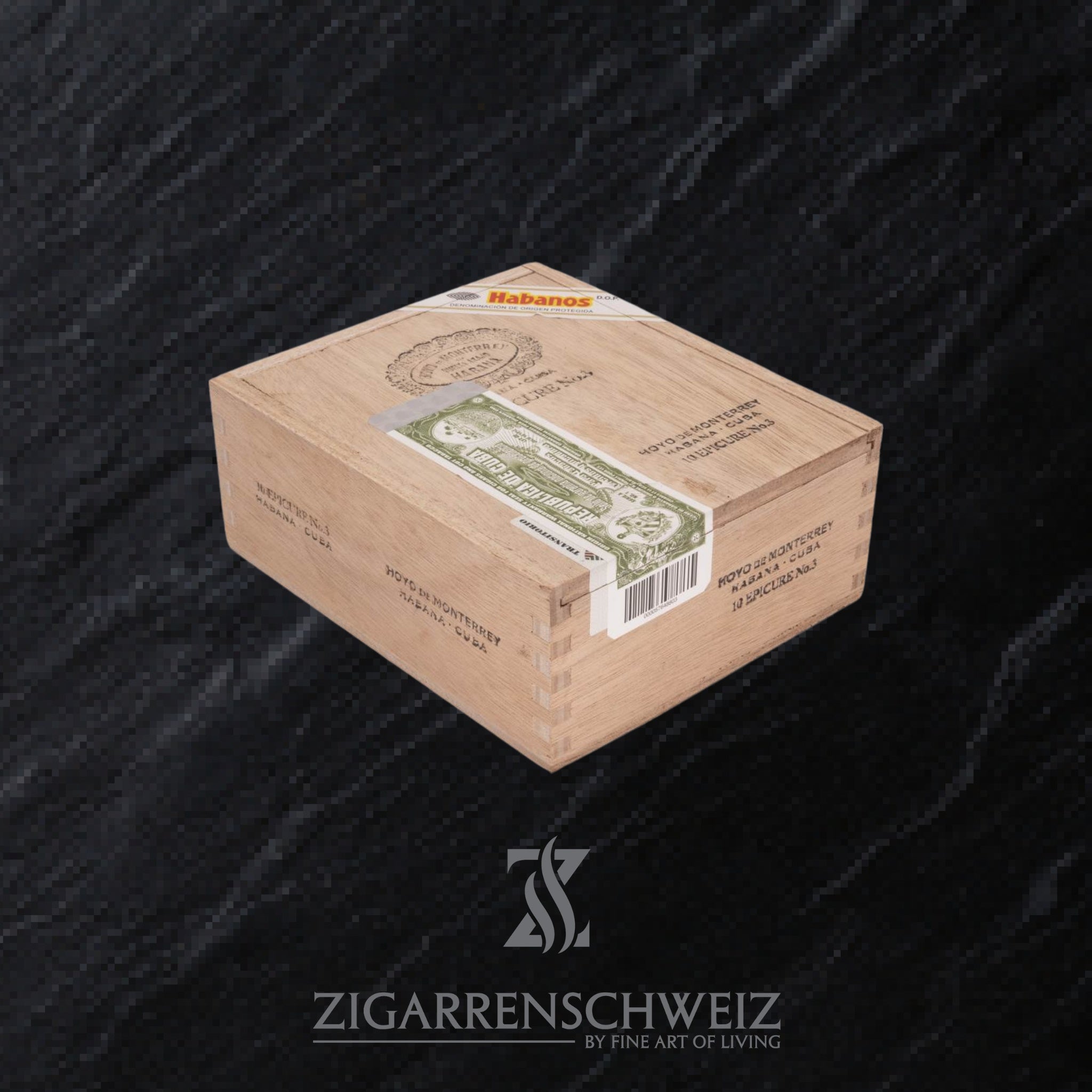 geschlossene 25er  Kiste Hoyo de Monterry Epicure No. 3 Zigarren