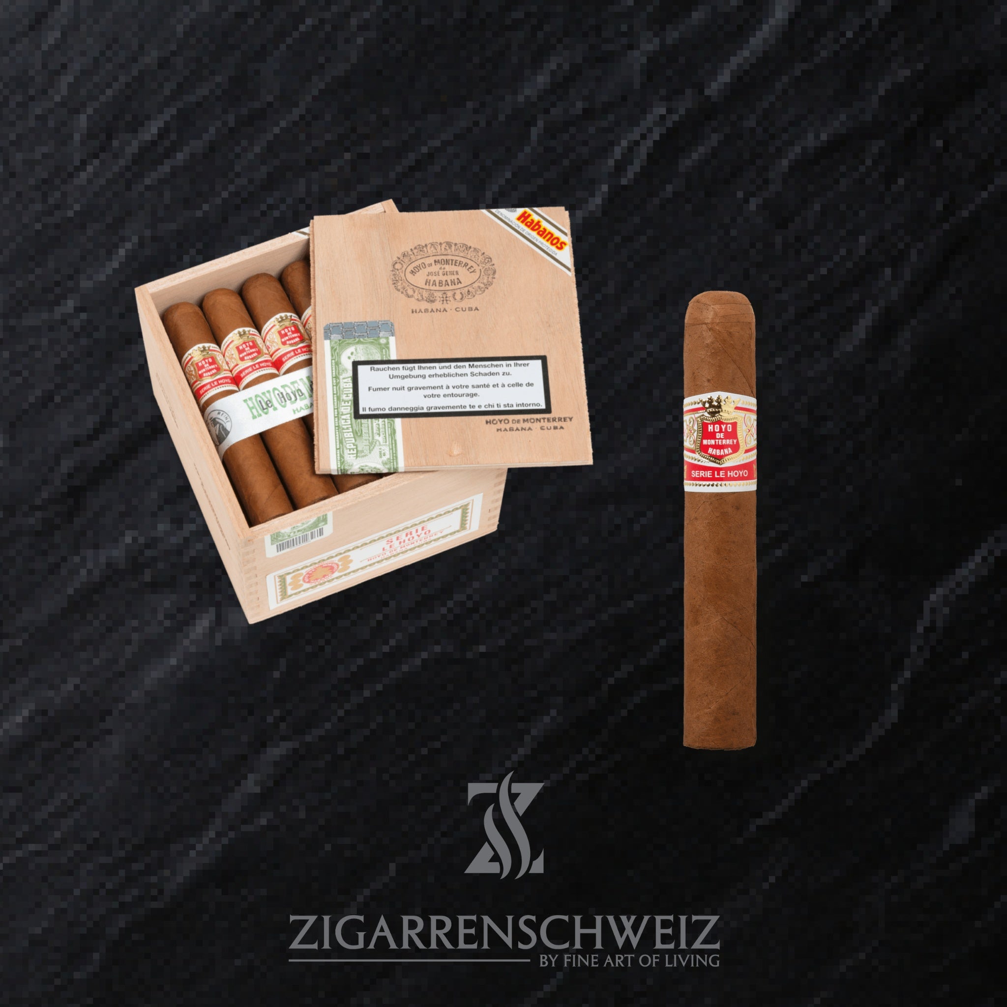 offene Kiste Hoyo de Monterrey Hoyo de Rio Seco Zigarren 