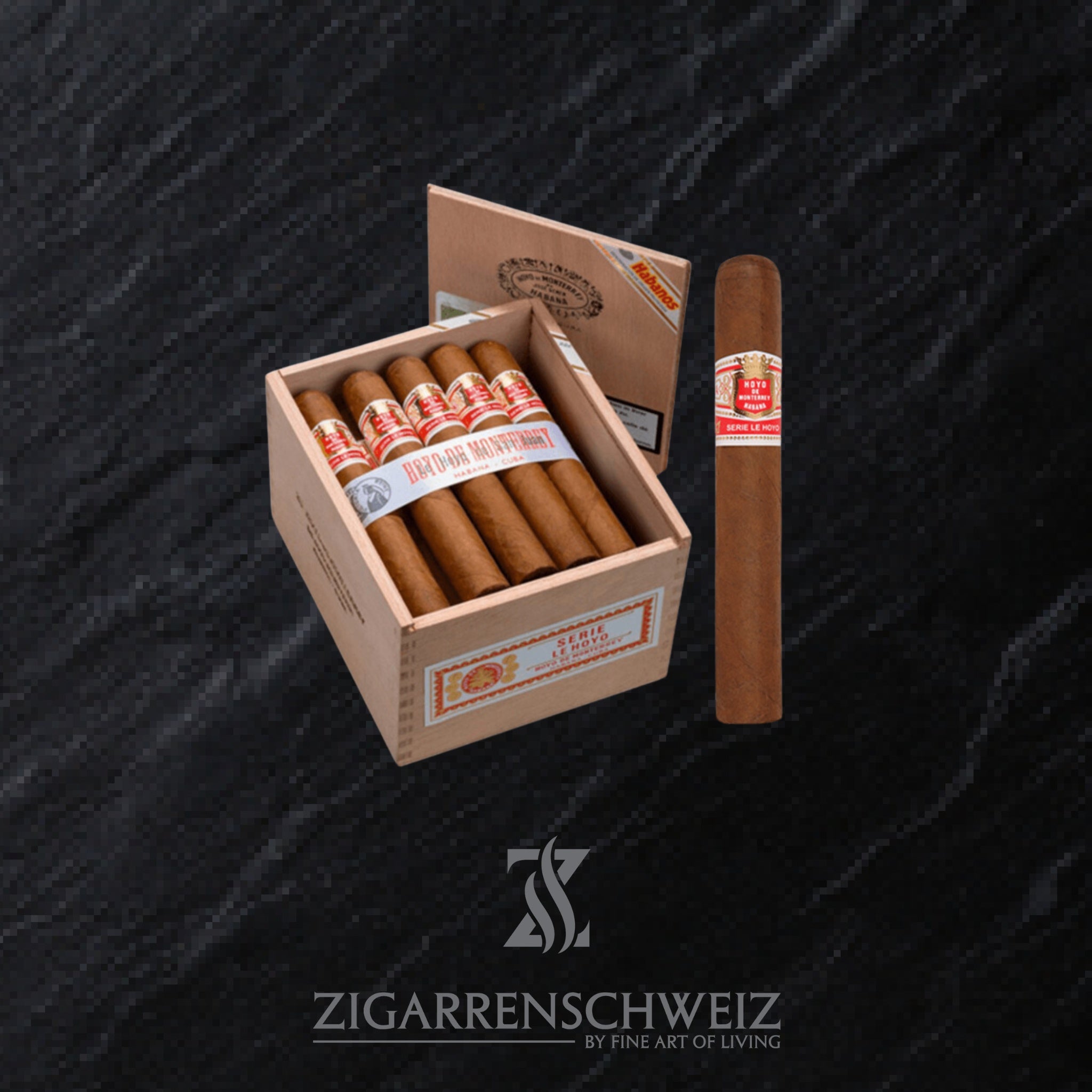 offene Kiste Hoyo de Monterrey de San Juan Zigarren