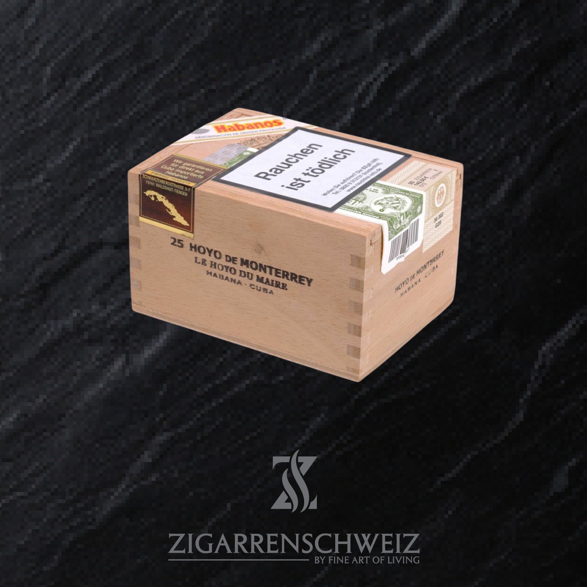 geschlossene Kiste Hoyo de Monterrey du Maire Zigarren