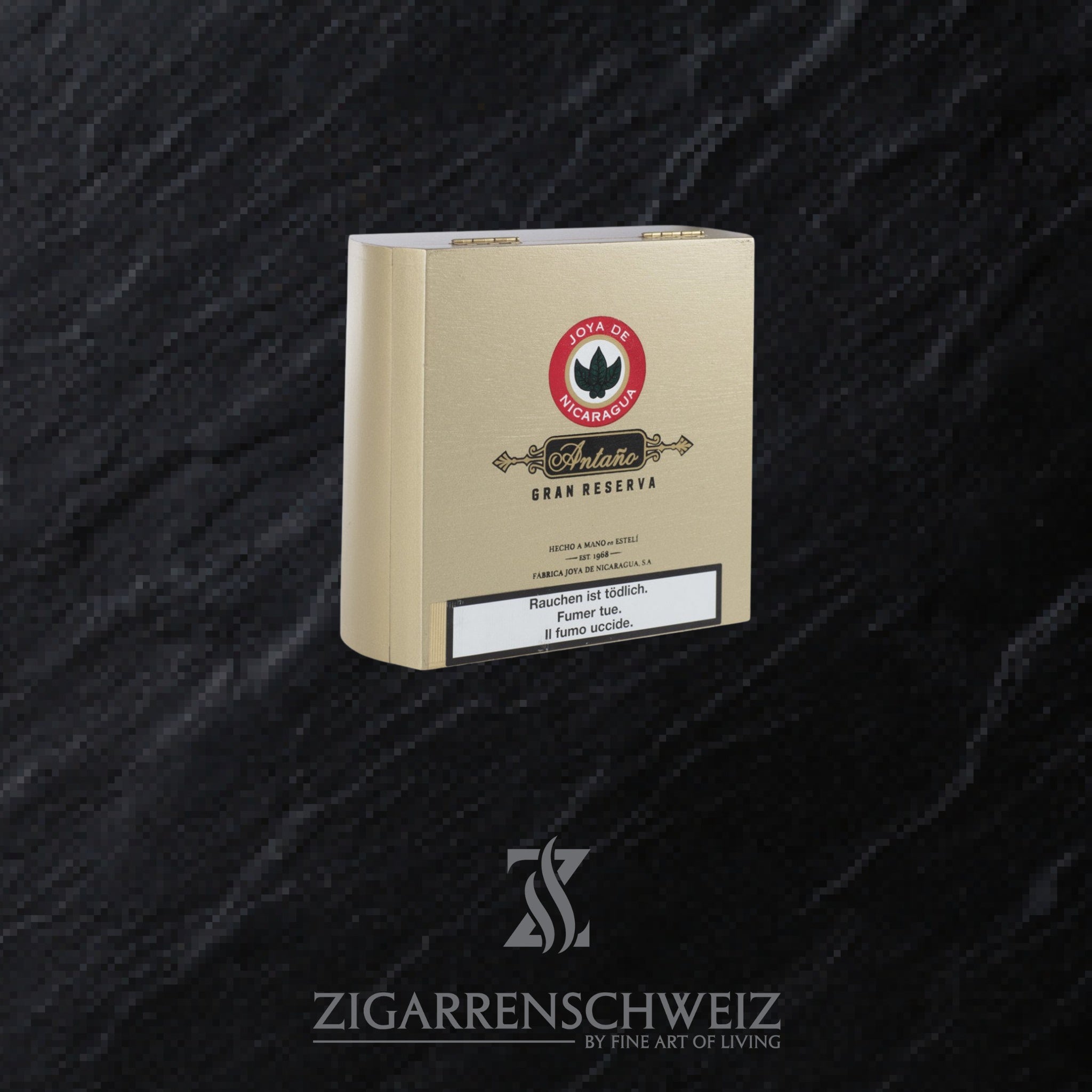 geschlossene Kiste Joya de Nicaragua Antano Gran Reserva Zigarren im Belicoso Format