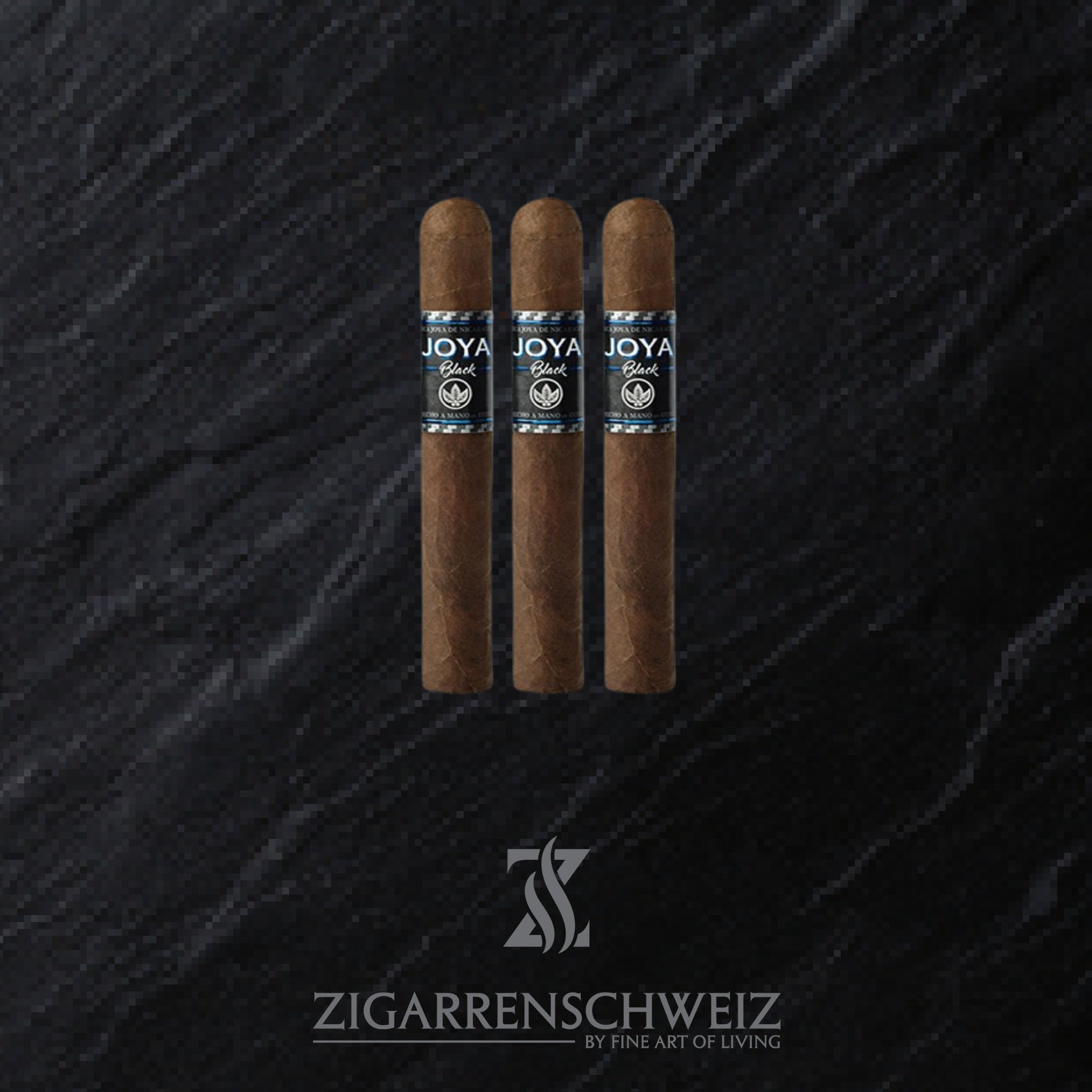 3er Etui Joya de Nicaragua Black Zigarren im Robusto Format