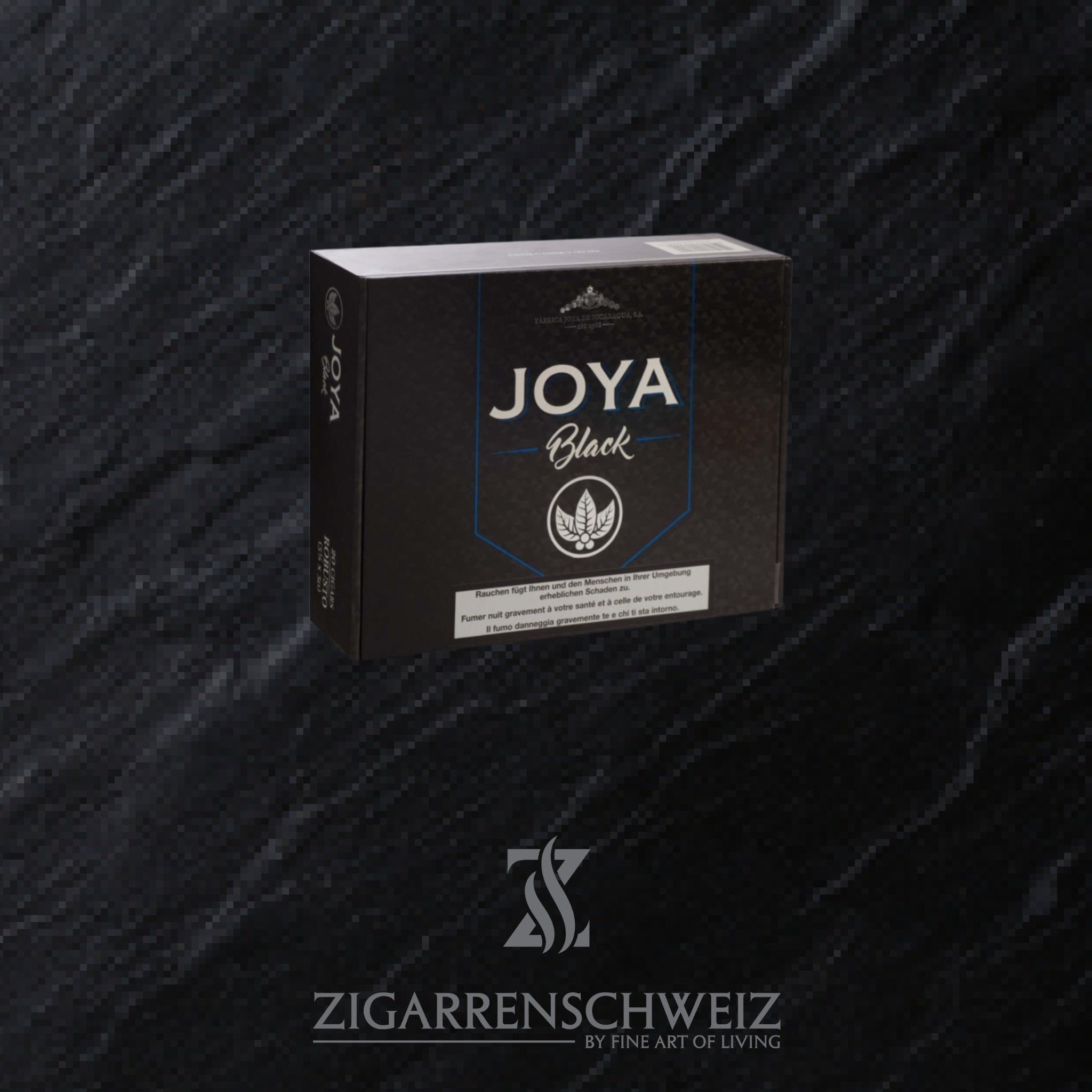 geschlossene Kiste Joya de Nicaragua Black Zigarren im Robusto Format