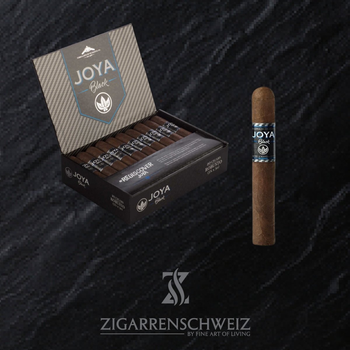 Joya de Nicaragua Black Robusto - Zigarrenschweiz Online Zigarren Boutique - 