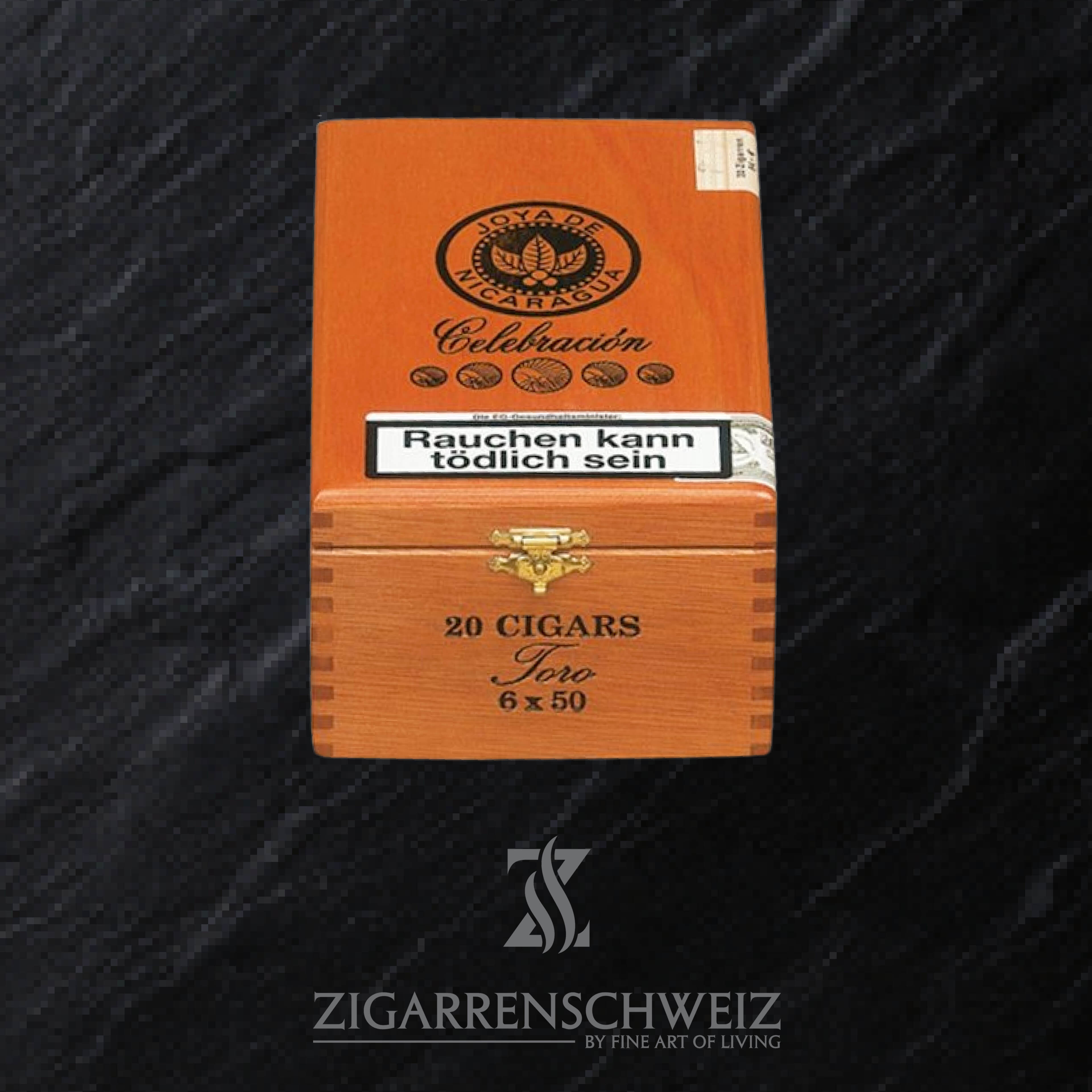 Joya de Nicaragua Celebracion Toro Zigarren Kiste geschlossen