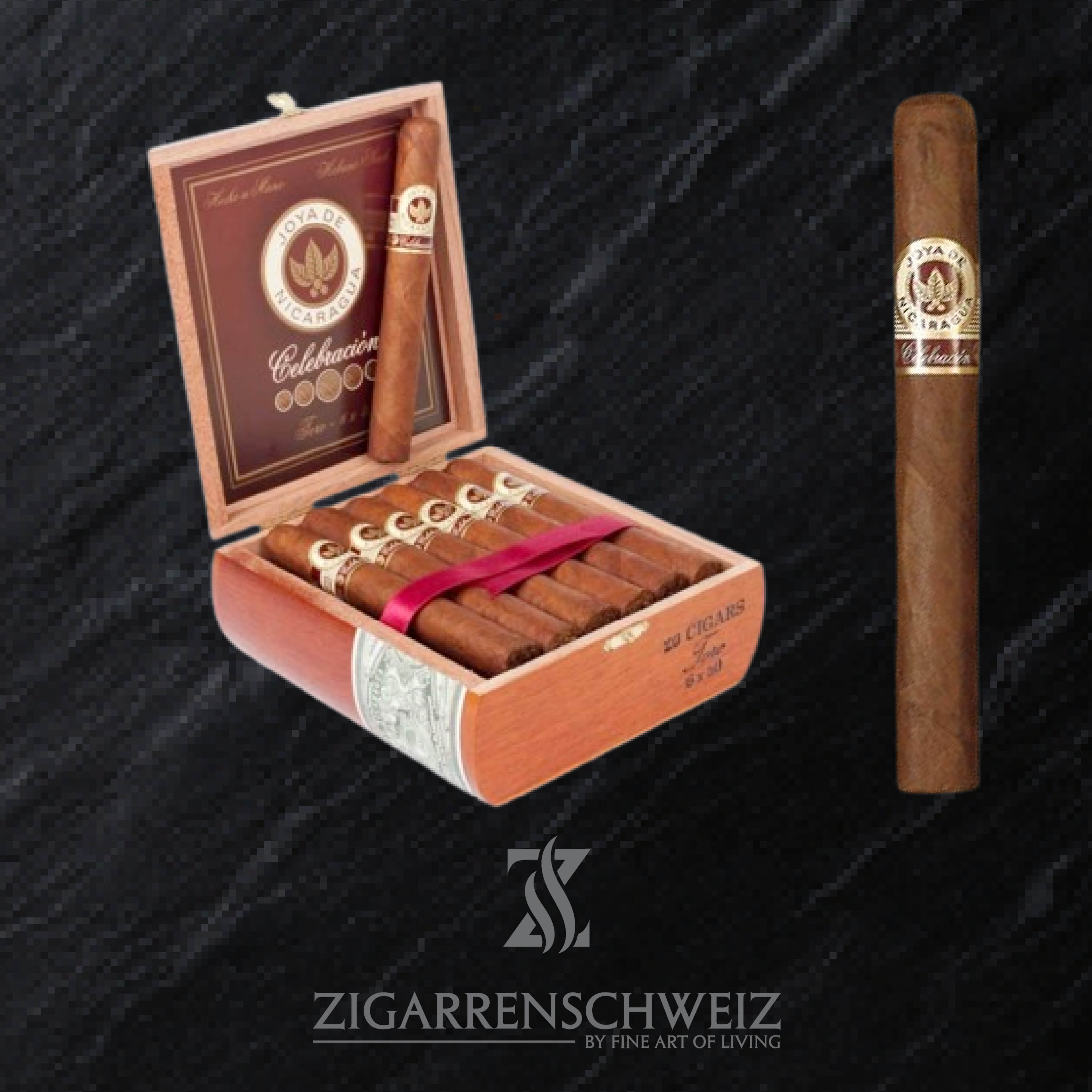 Joya de Nicaragua Celebracion Toro Zigarren Kiste offen