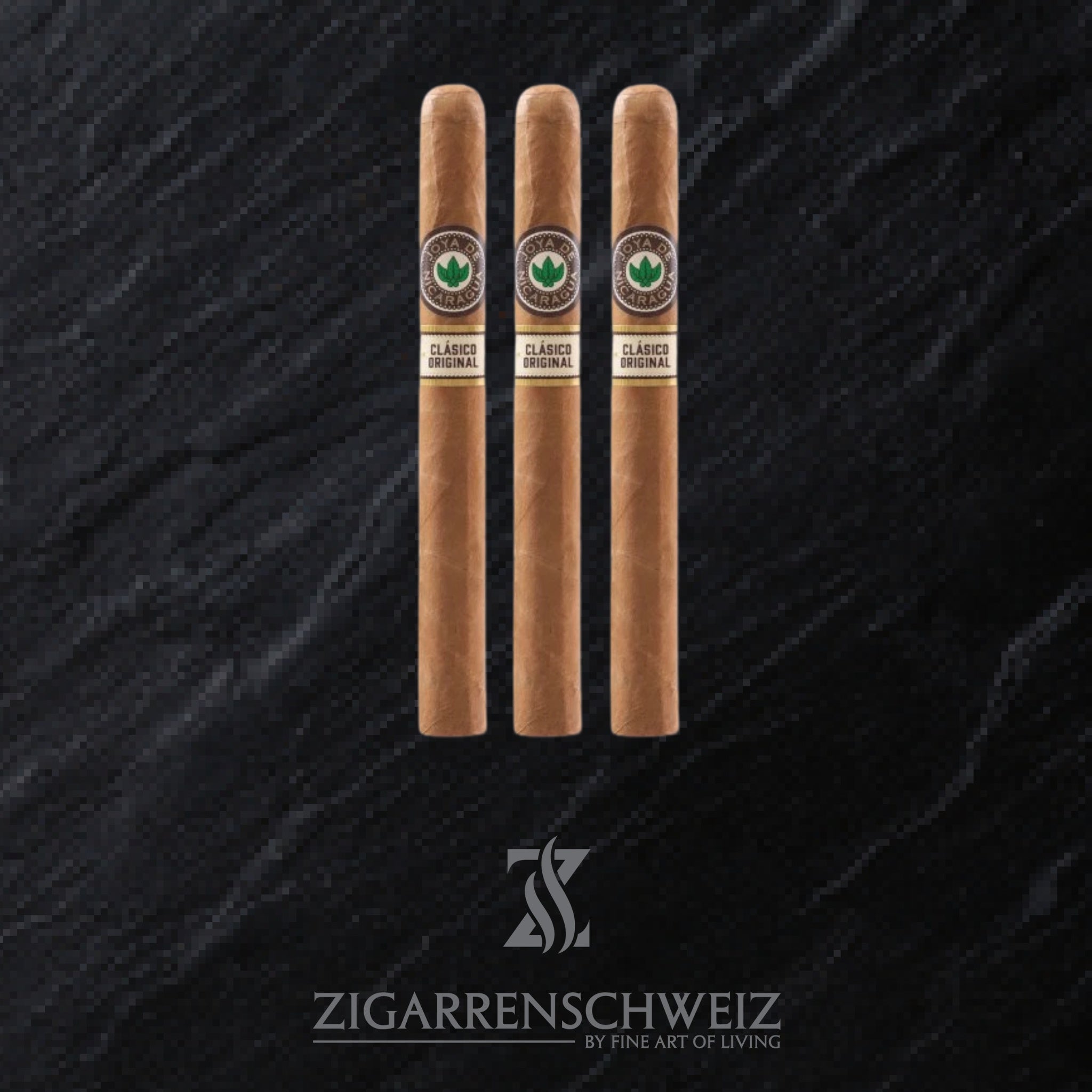 3er Etui Joya de Nicaragua Clasico Original Zigarren im No 6 Format