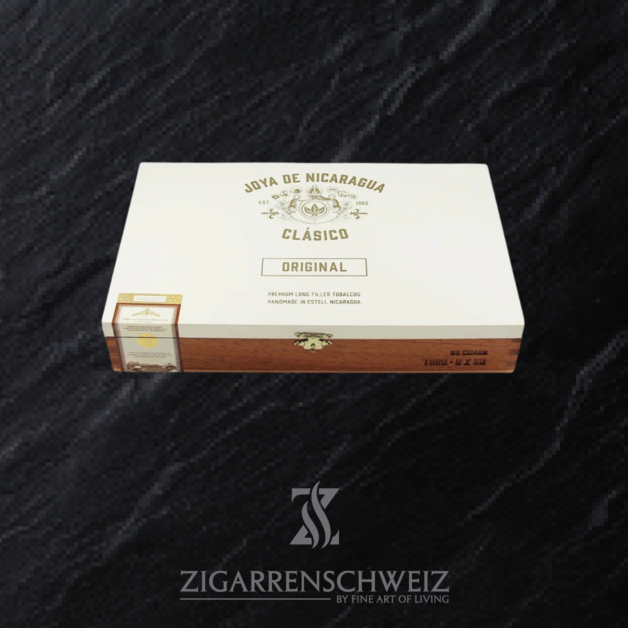 geschlossene Kiste Joya de Nicaragua Clasico Original Zigarren im No 6 Format