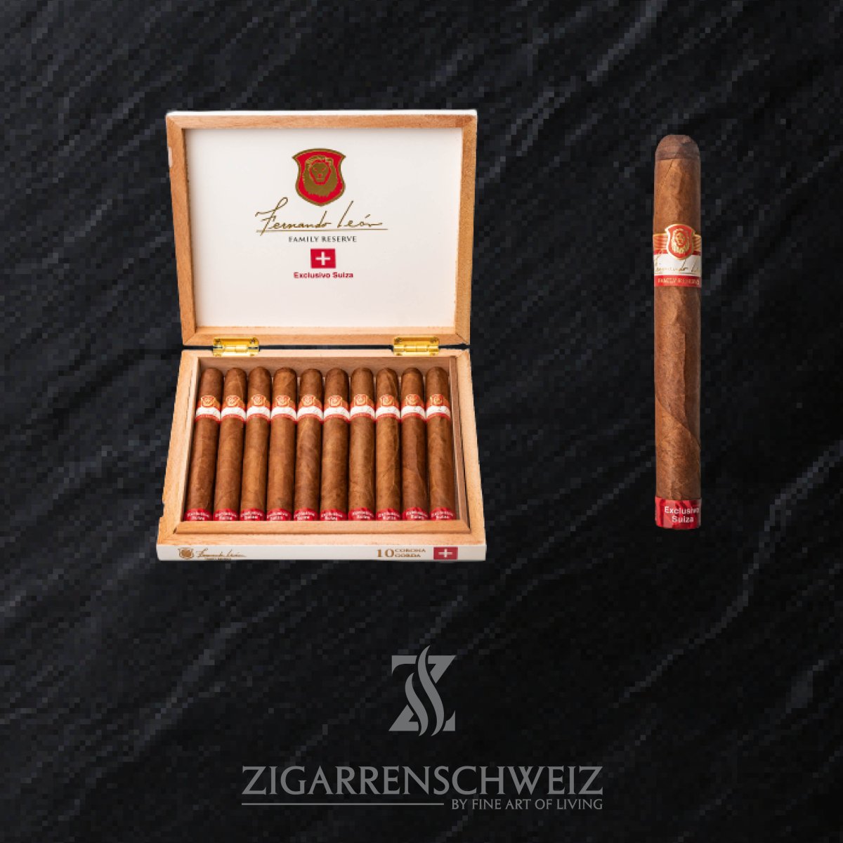 La Aurora Fernando Leon Suiza Corona Gordo Limited Edition - Zigarrenschweiz Online Zigarren Boutique - 