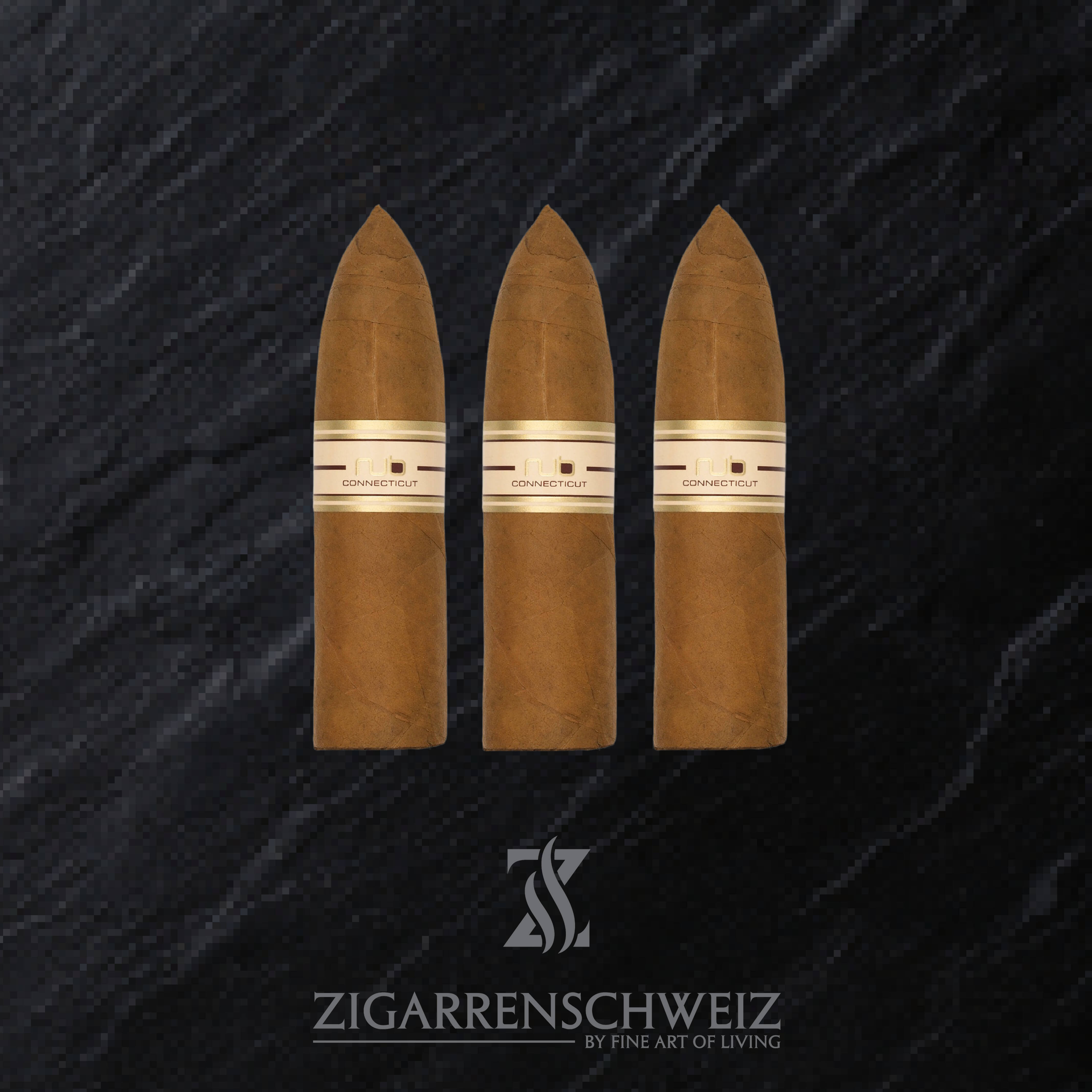 NUB Connecticut Torpedo 464 Zigarren 3er Zigarren Etui von Zigarren Schweiz