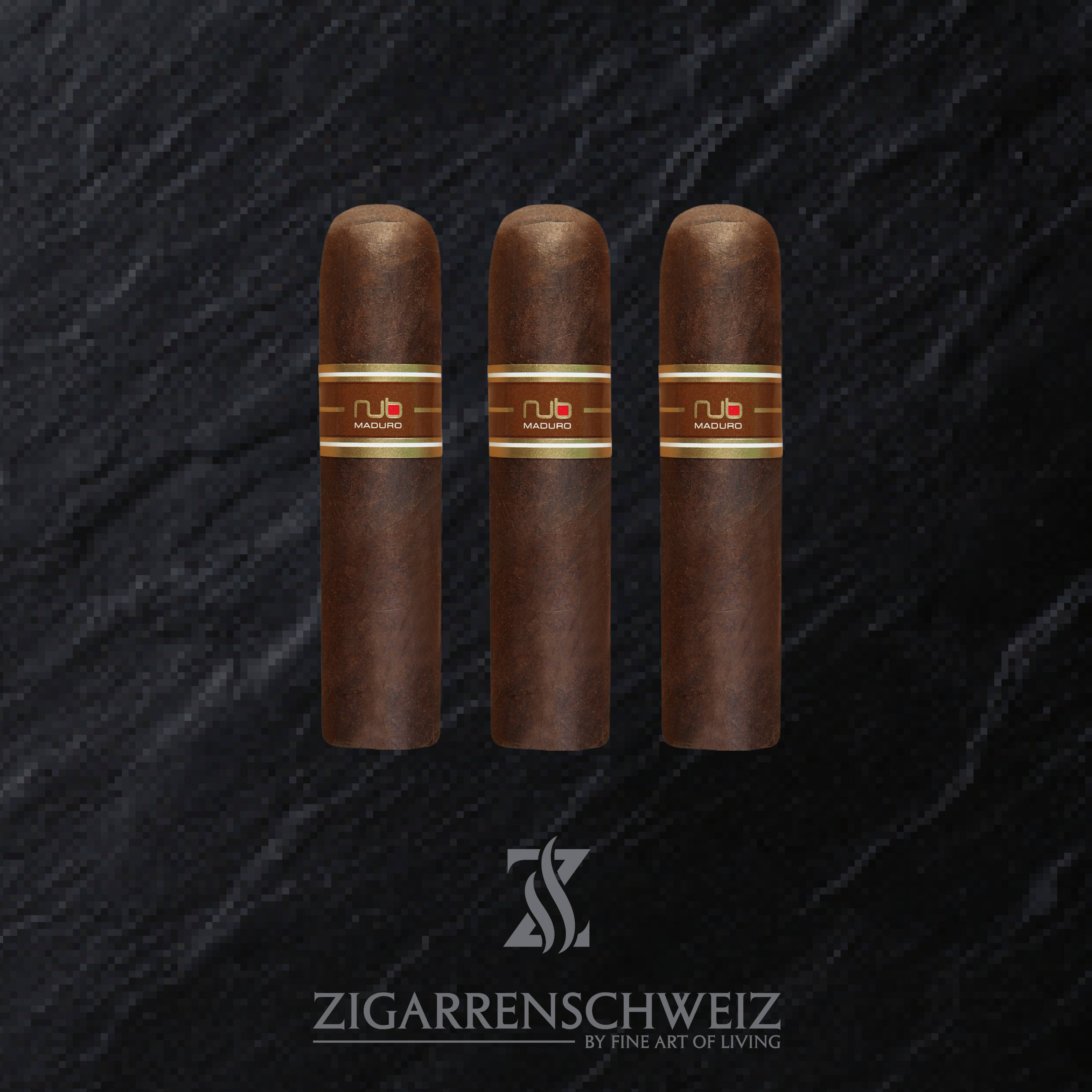 NUB Maduro 460 Zigarren 3er Etui von Zigarren Schweiz