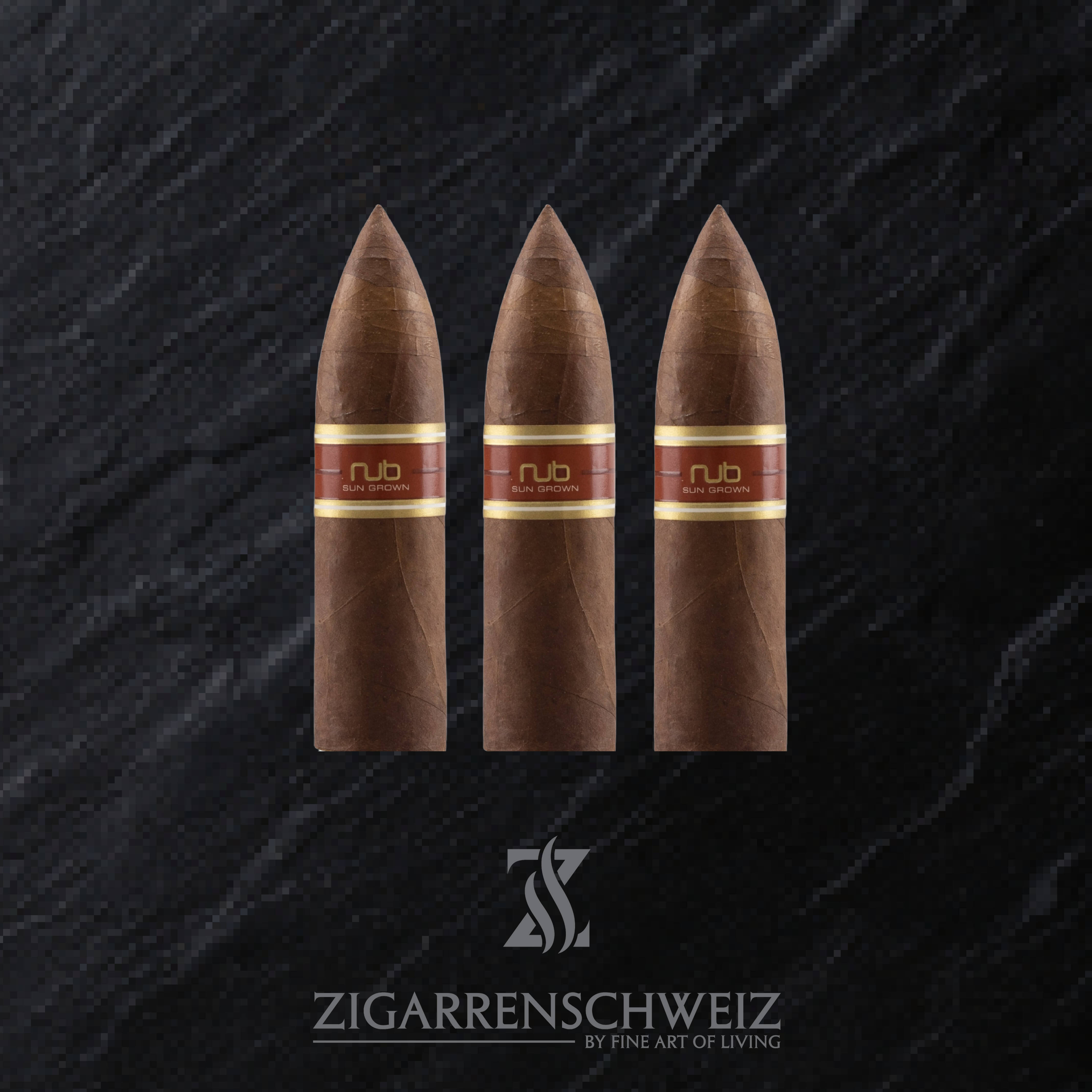 NUB Sungrown 464 (Torpedo) Zigarren 3er Etui von Zigarren Schweiz