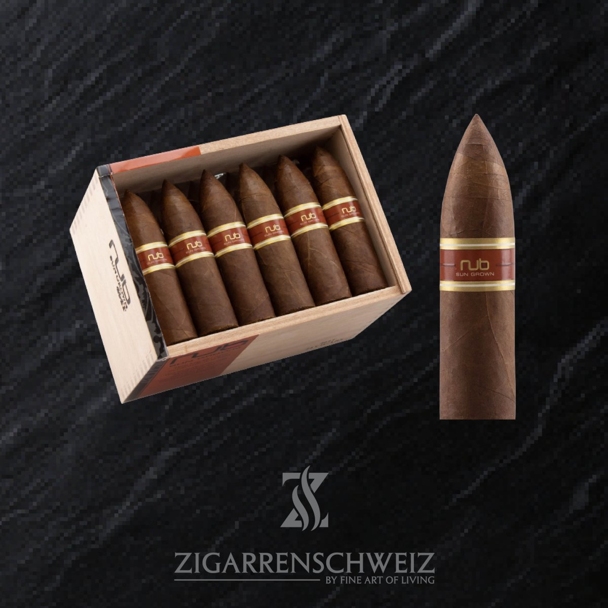NUB Sungrown 464 (Torpedo) aus dem Hause Oliva - Zigarrenschweiz Online Zigarren Boutique - 