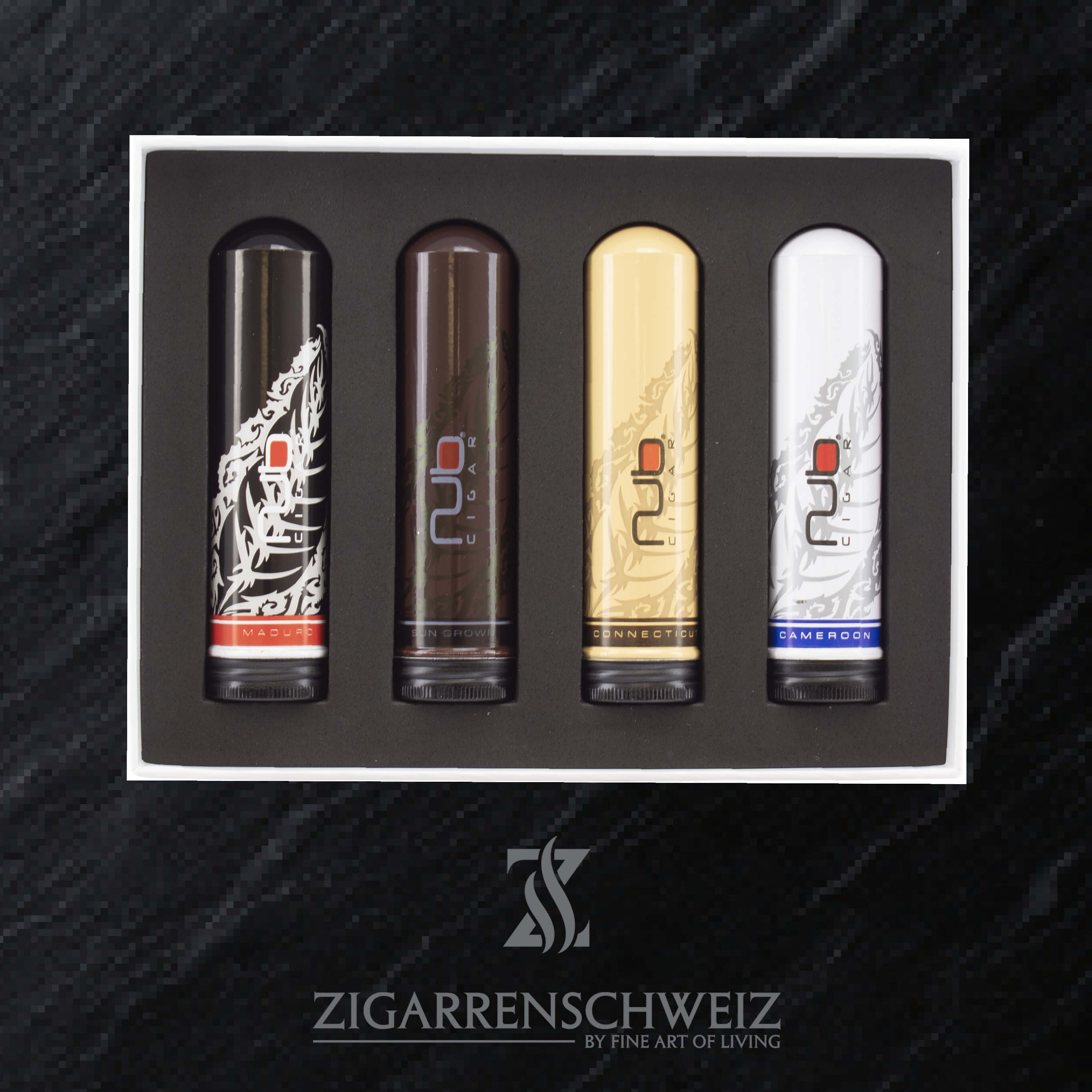 NUB Tubos 460er Zigarren Variety Sampler offen