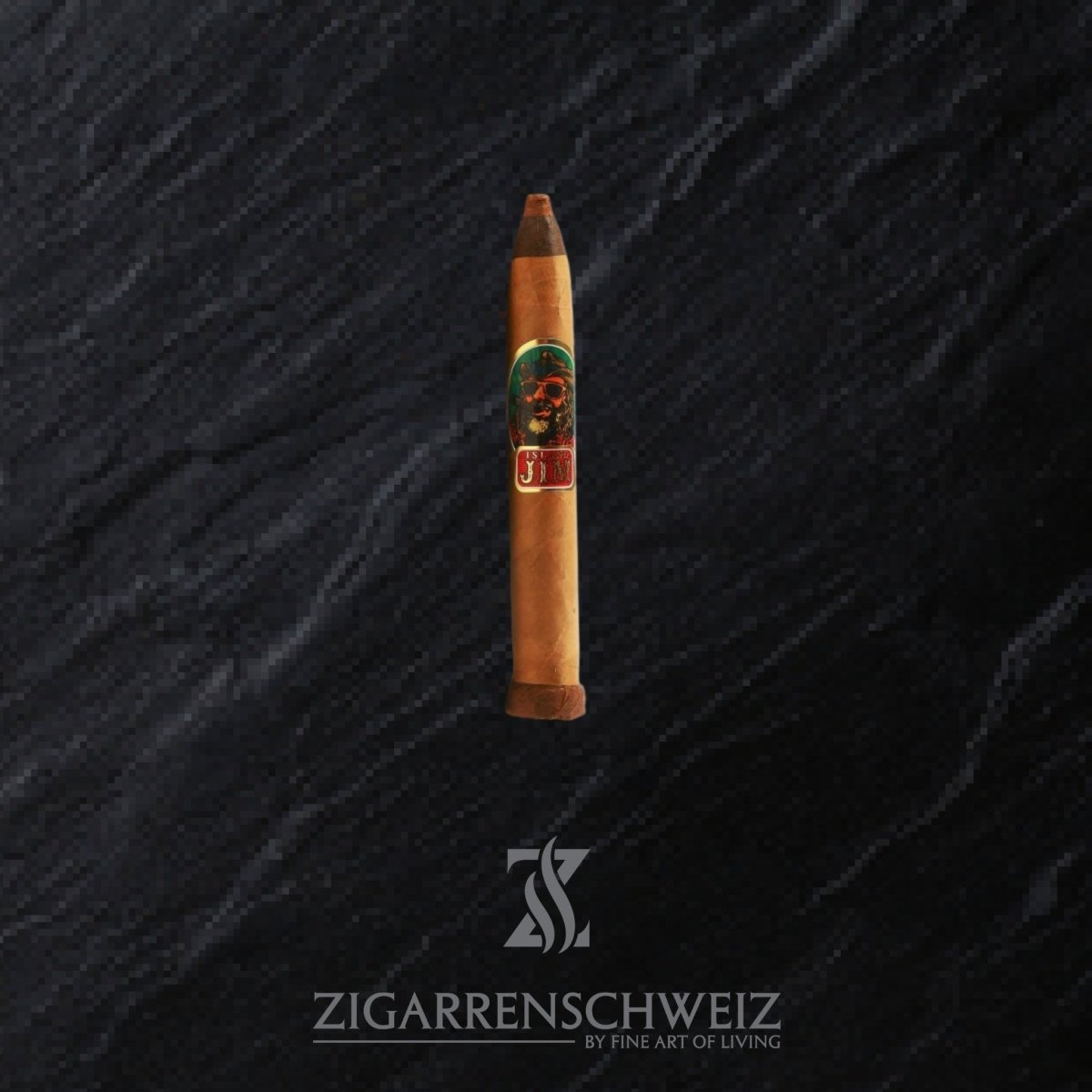 Island Jim No. 2 Connecticut by Oscar Valladares (Torpedo) - Zigarrenschweiz Online Zigarren Boutique - 