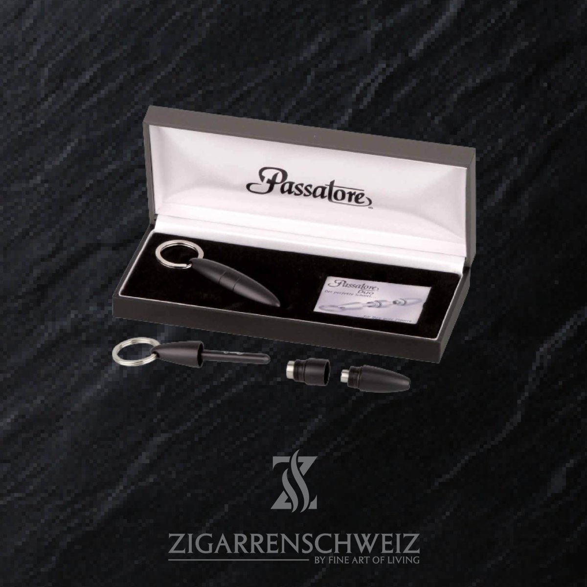 Passatore - 2 in 1: Zigarren Puncher mit Bohrer - Zigarrenschweiz Online Zigarren Boutique - 