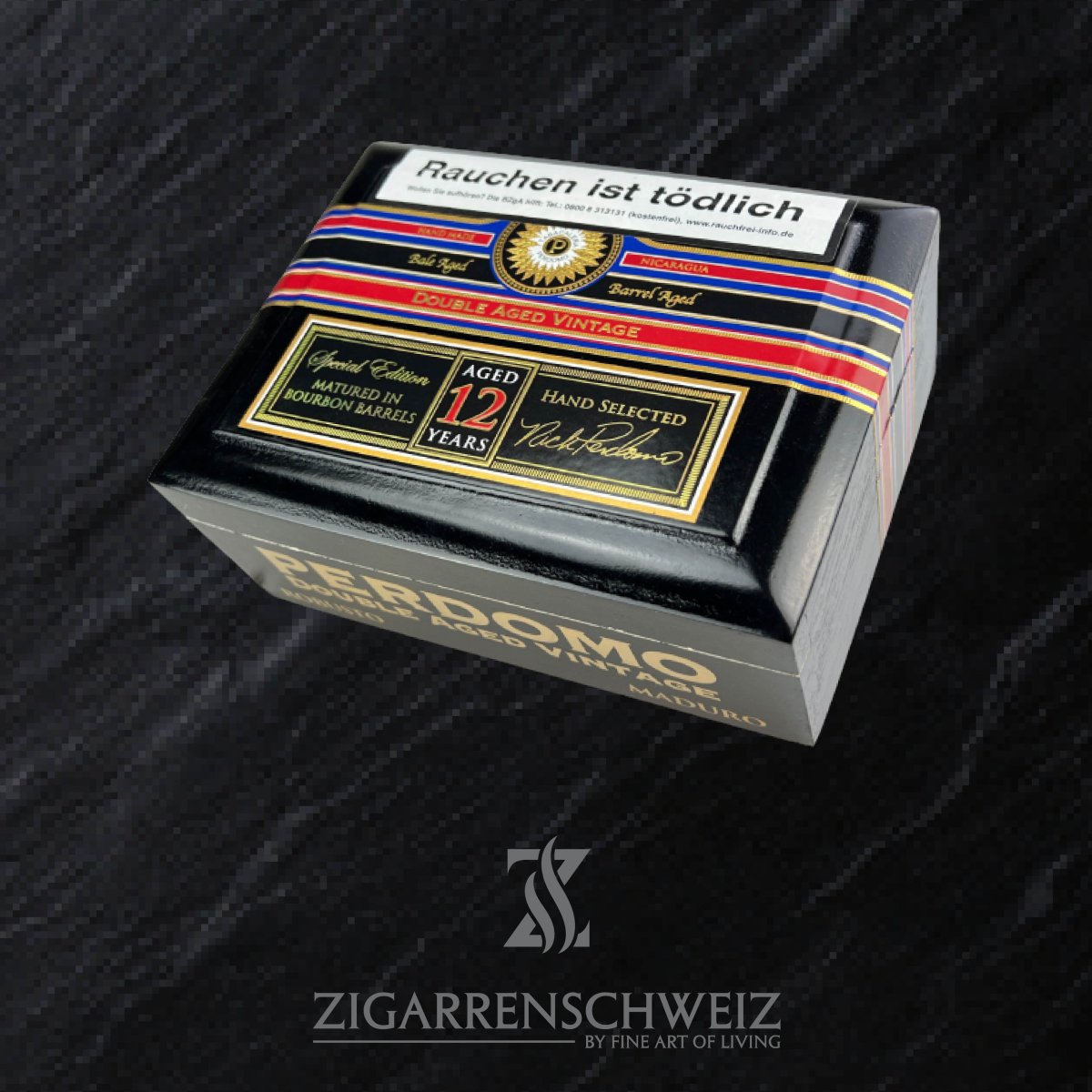 Perdomo Double Aged 12 Years Maduro Robusto - Zigarrenschweiz Online Zigarren Boutique - 