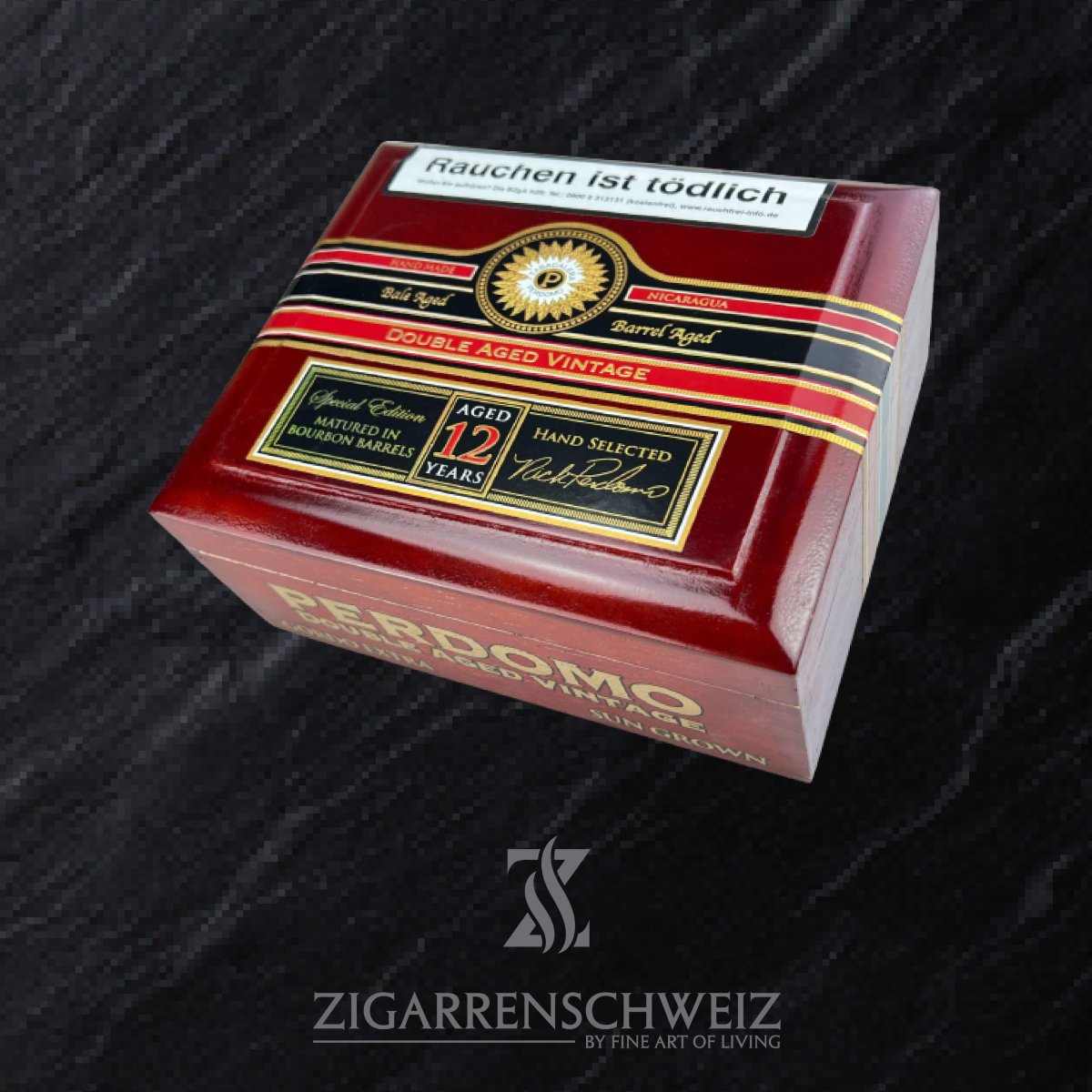 Perdomo Double Aged 12 Years Sun Grown Gordo Extra - Zigarrenschweiz Online Zigarren Boutique - 