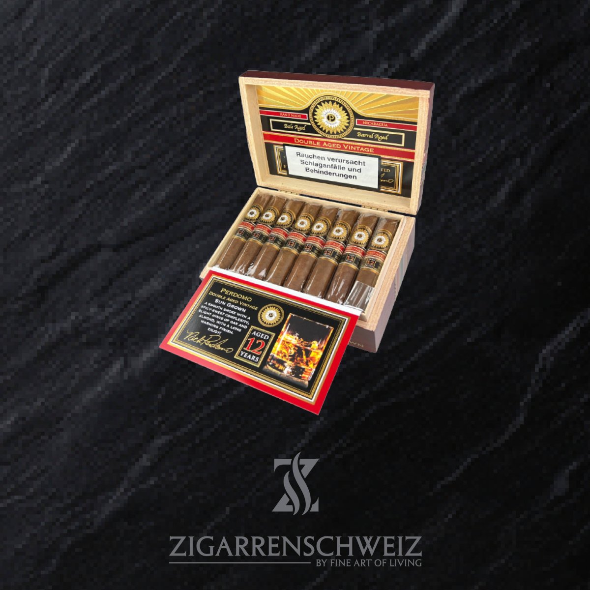 Perdomo Double Aged 12 Years Sun Grown Robusto - Zigarrenschweiz Online Zigarren Boutique - 