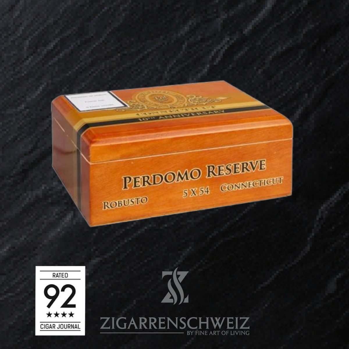 Perdomo Reserve 10th Anniversary Connecticut Robusto - Zigarrenschweiz Online Zigarren Boutique - 