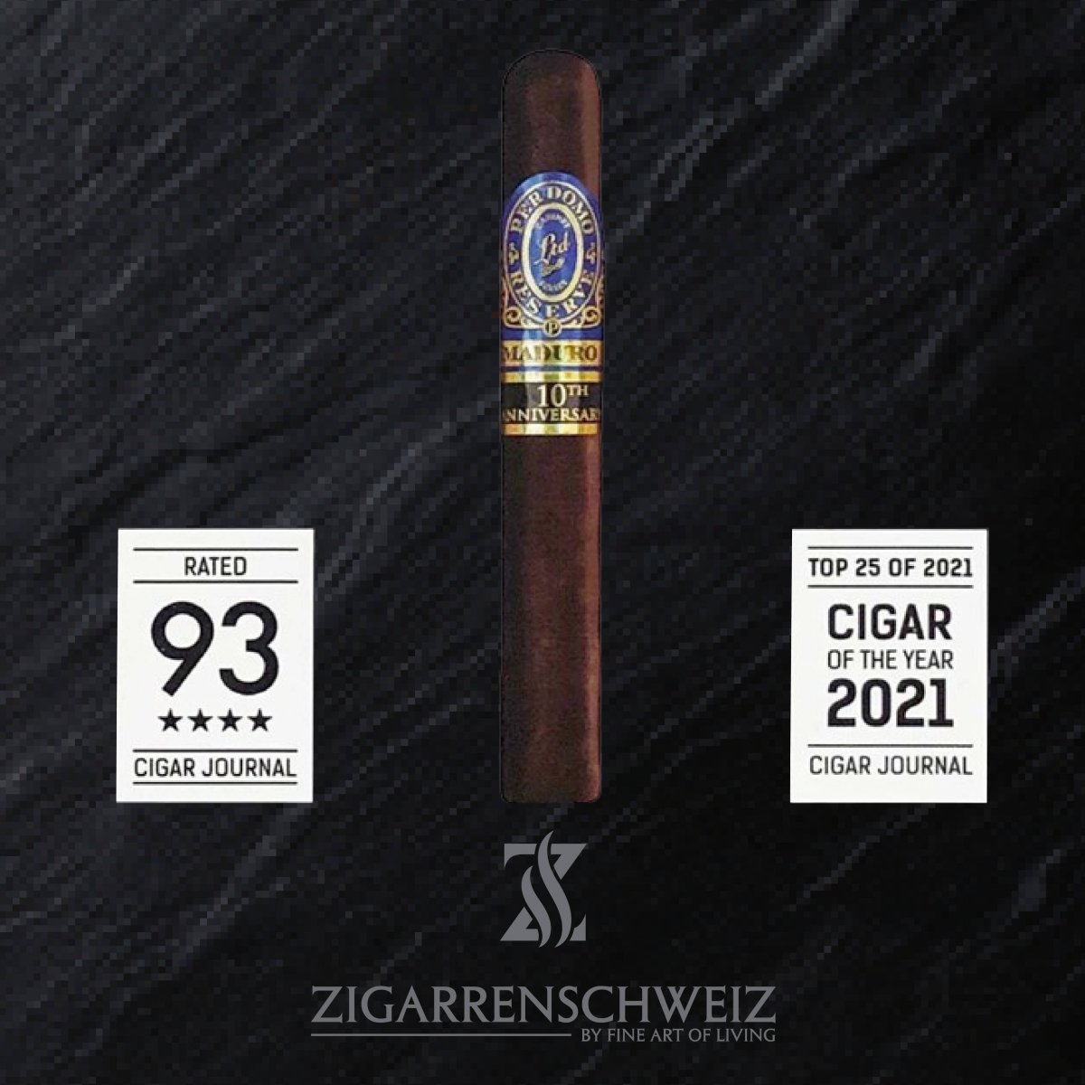 Perdomo Reserve 10th Anniversary Maduro Box - Pressed Epicure - Zigarrenschweiz Online Zigarren Boutique - 