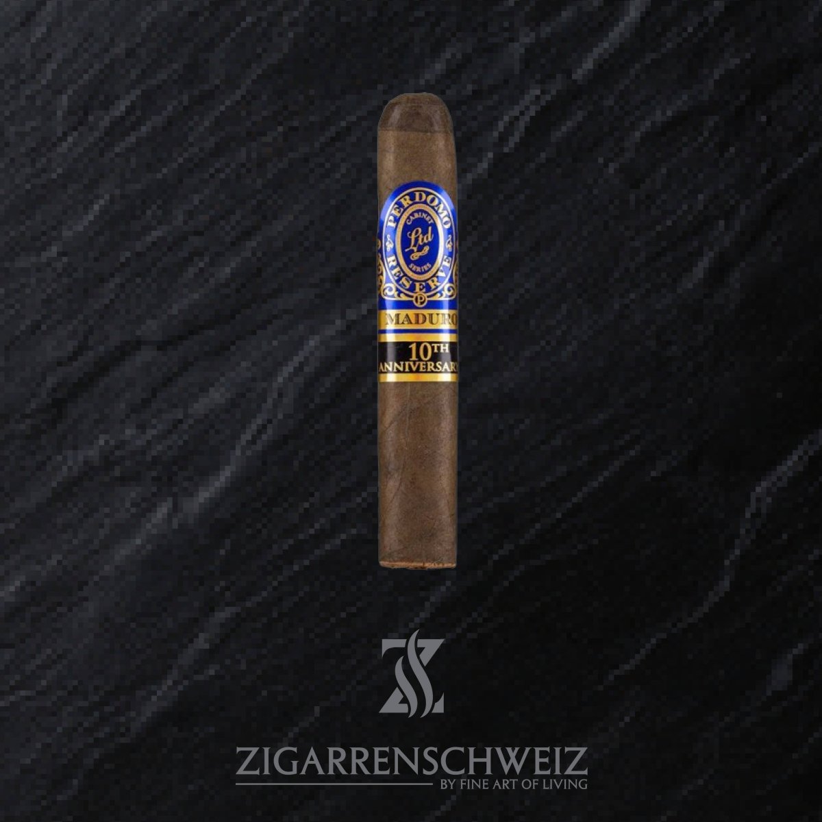 Perdomo Reserve 10th Anniversary Maduro Box - Pressed Maduro Robusto - Zigarrenschweiz Online Zigarren Boutique - 