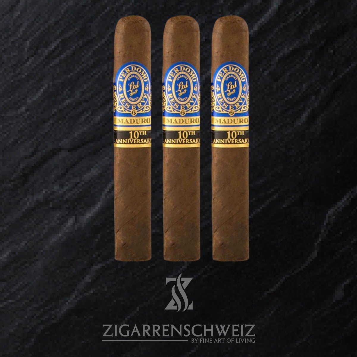 Perdomo Reserve 10th Anniversary Maduro Box - Pressed Super Toro - Zigarrenschweiz Online Zigarren Boutique - 