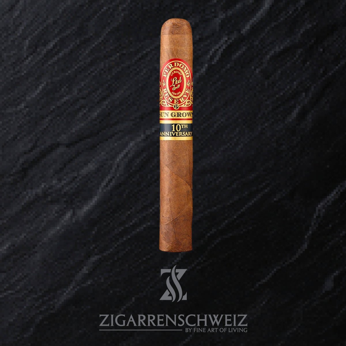 Perdomo Reserve 10th Anniversary Sun Grown Box - Pressed Epicure - Zigarrenschweiz Online Zigarren Boutique - 