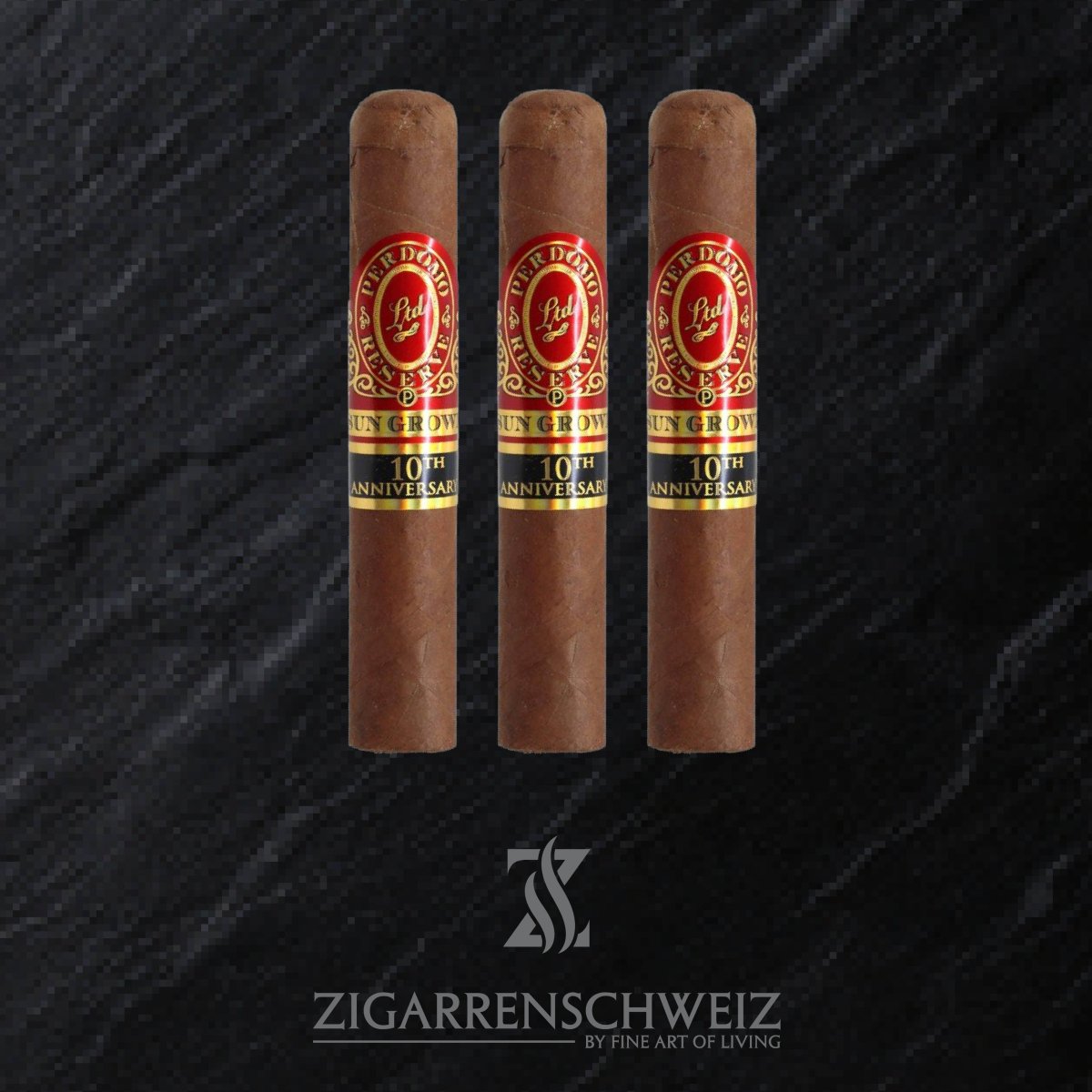 Perdomo Reserve 10th Anniversary Sun Grown Box - Pressed Robusto - Zigarrenschweiz Online Zigarren Boutique - 