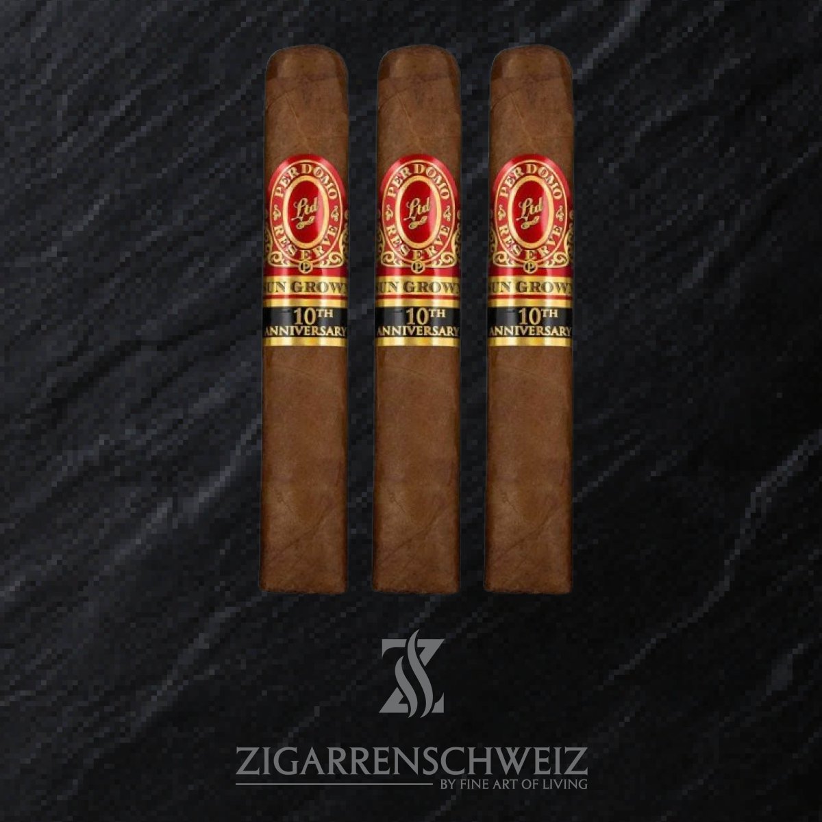 Perdomo Reserve 10th Anniversary Sun Grown Box - Pressed Super Toro - Zigarrenschweiz Online Zigarren Boutique - 