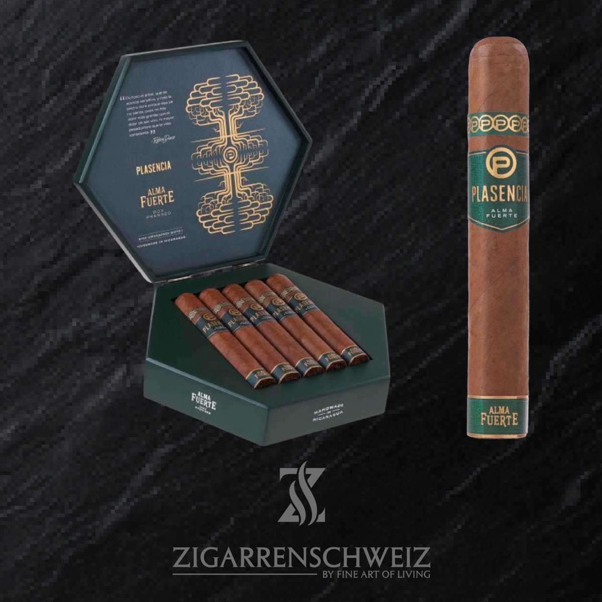 Plasencia Alma Fuerte Colorado Claro Sixto I Zigarre - Zigarrenschweiz Online Zigarren Boutique - 