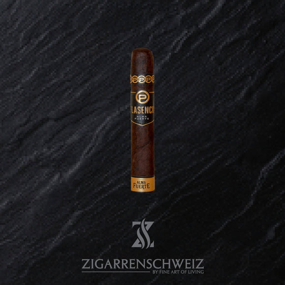 Plasencia Alma Fuerte Robustus I, einzelne Robusto Zigarre mit dunklem nicaraguanischem Deckblatt
