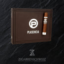 Plasencia Alma del Campo Guajiro, geschlossene 10er Zigarrenkiste aus Holz mit Plasencia Logo