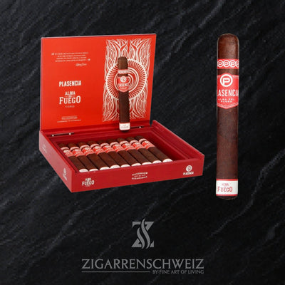 Plasencia Alma del Fuego Concepción, geöffnete 10er Zigarrenkiste mit Blick auf die Toro Zigarren in sonnengewachsenem Jalapa-Deckblatt