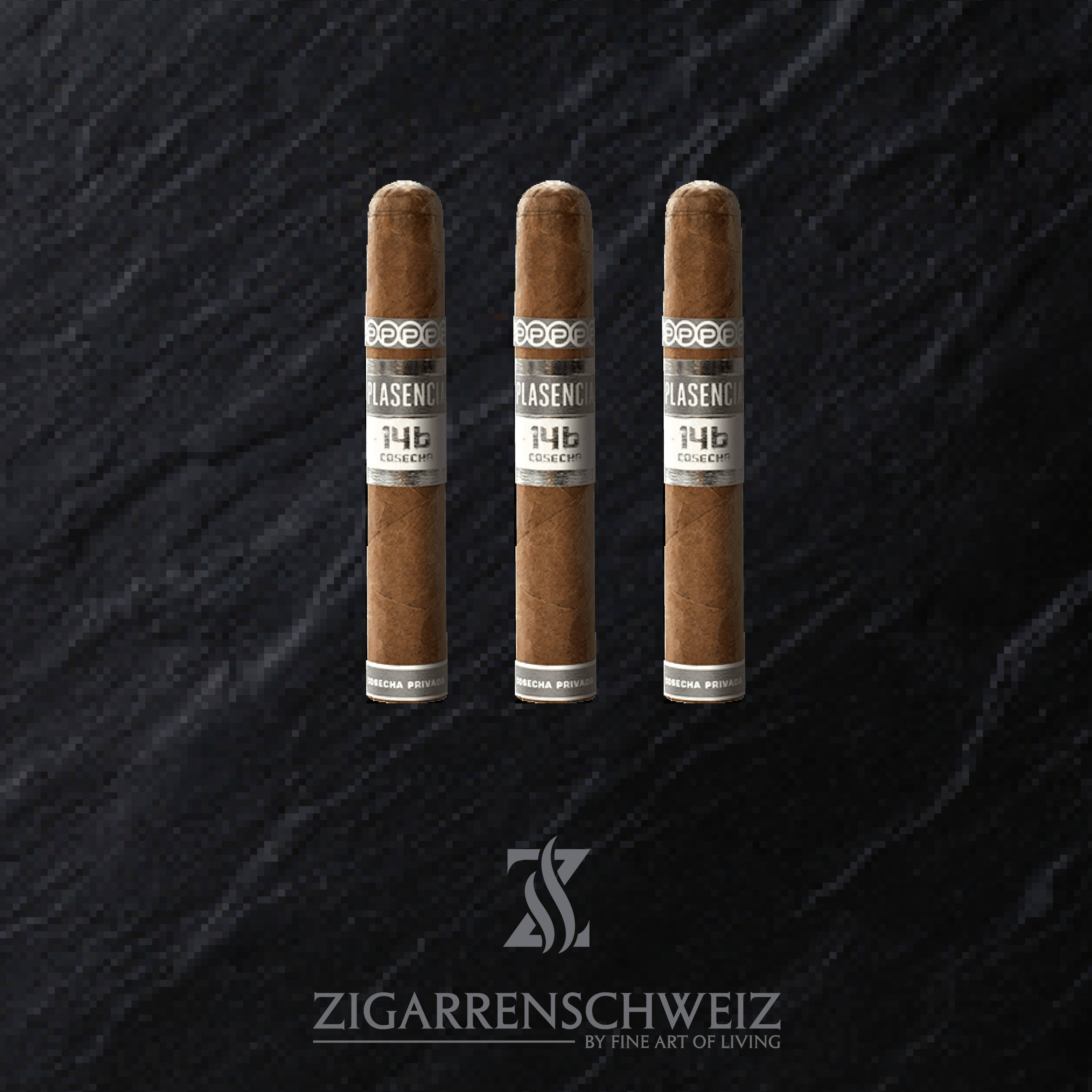 3er Etui Plasencia Cosecha 146 La Vega Zigarren im Robusto Gordo Format