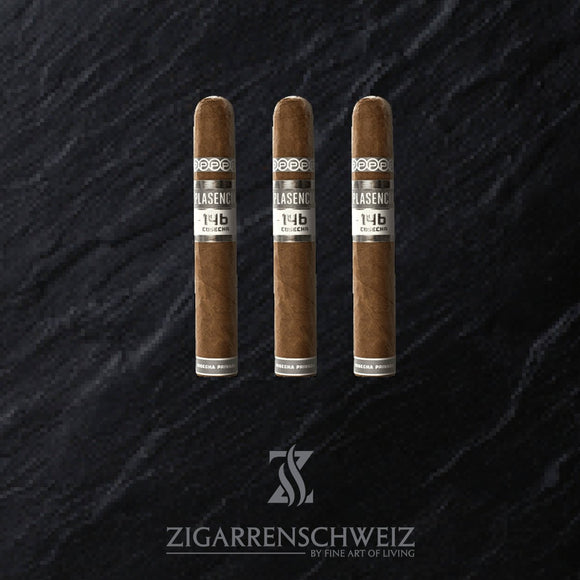 Plasencia Cosecha 146 San Luis, 3er Zigarren Etui mit drei Toro Zigarren