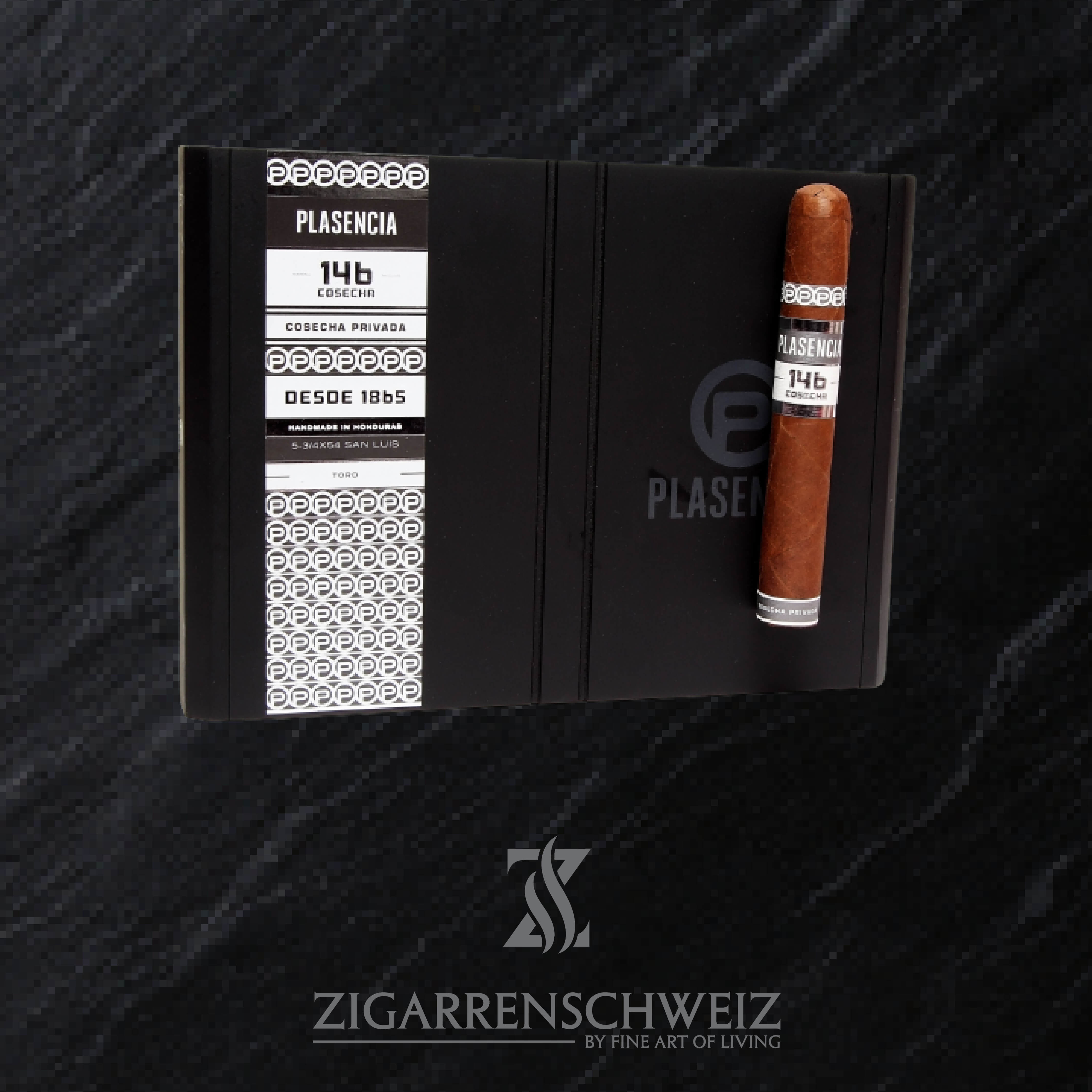 geschlossene Kiste Plasencia Cosecha 146 San Luis Zigarren im Toro Format