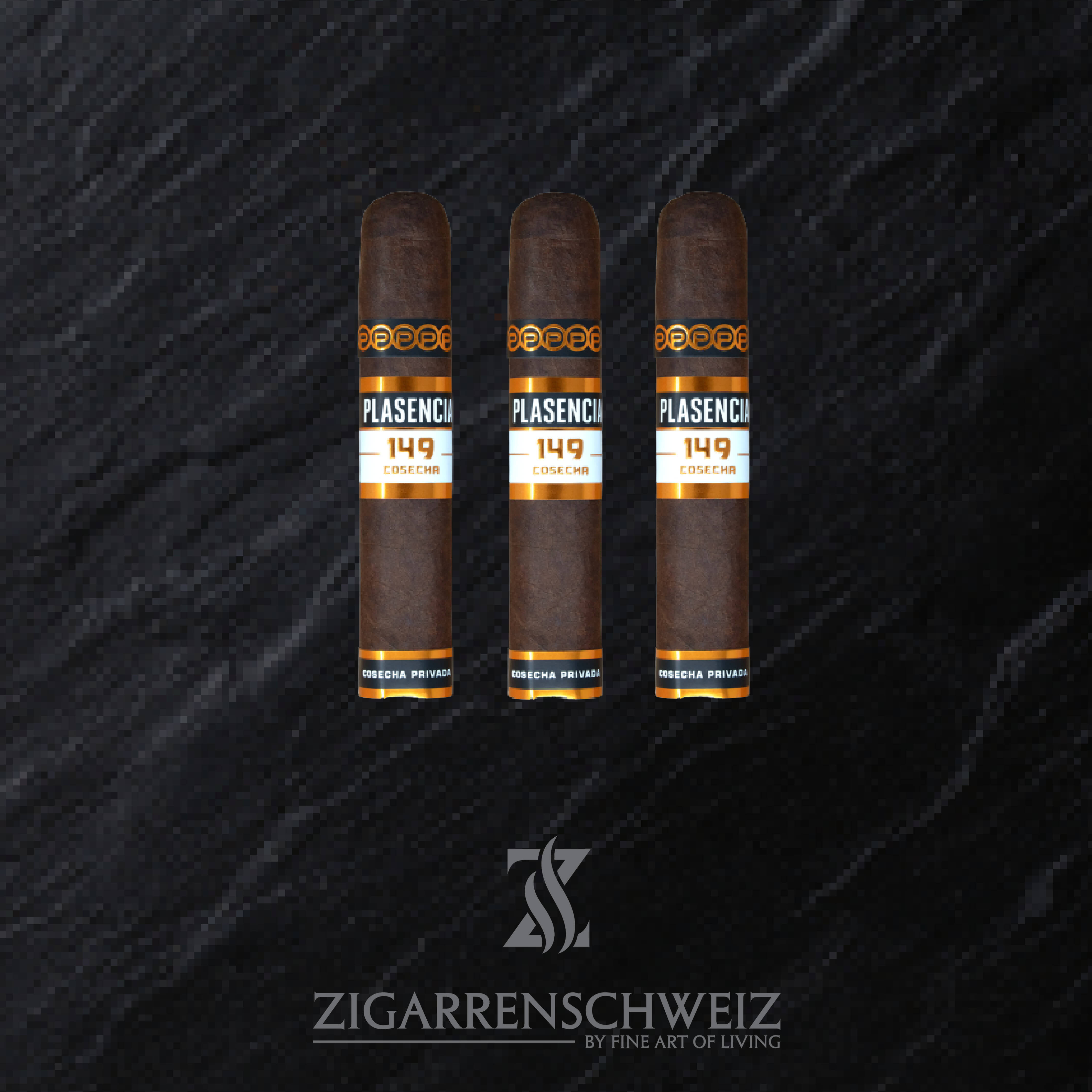 3er Etui Plasencia Cosecha 149 Santa Fe Zigarren im Gordito Format