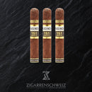 Plasencia Cosecha 151 La Música, 3er Zigarren Etui mit drei Robusto Zigarren