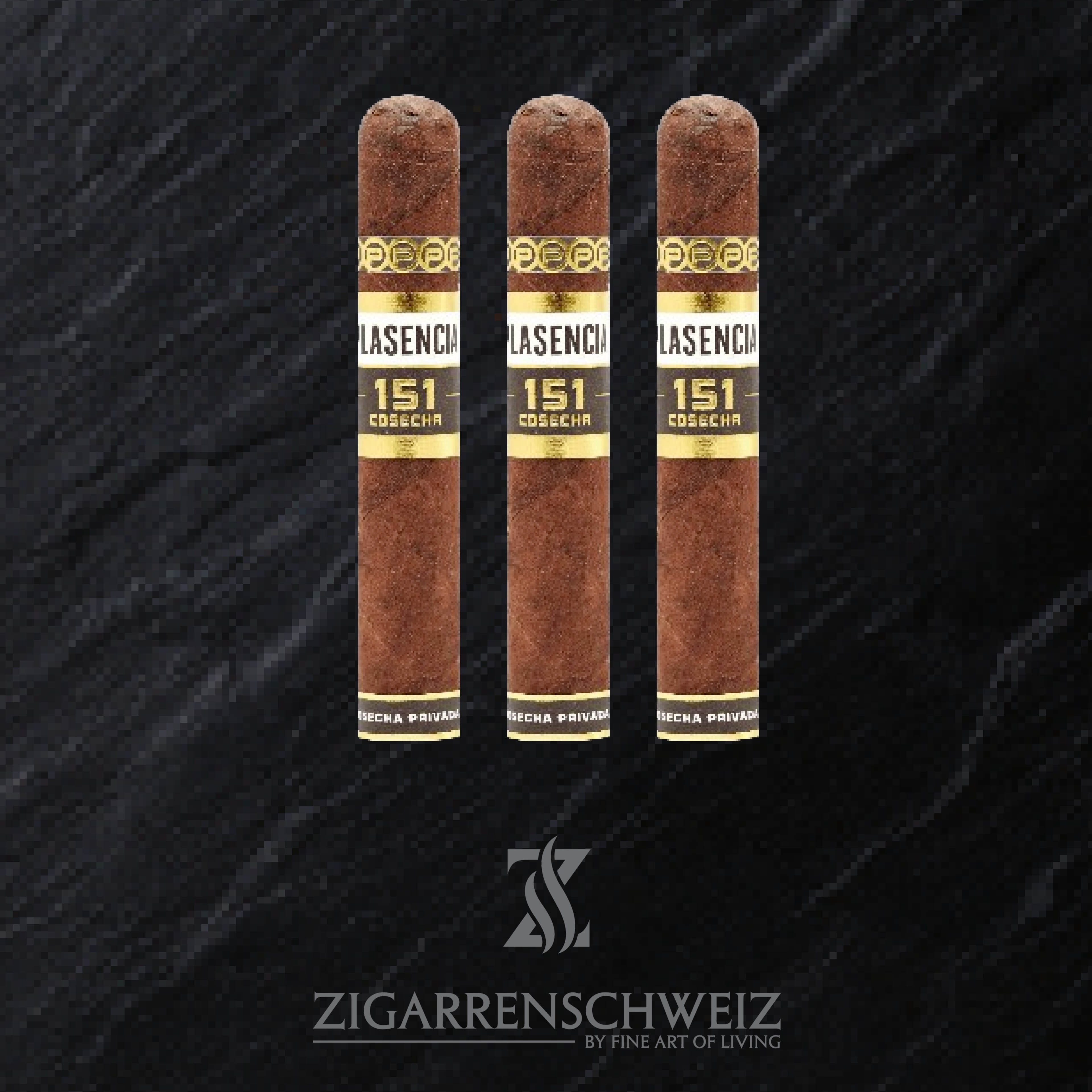 Plasencia Cosecha 151 Robusto (La Musica) Zigarren 3er Etui von Zigarren Schweiz