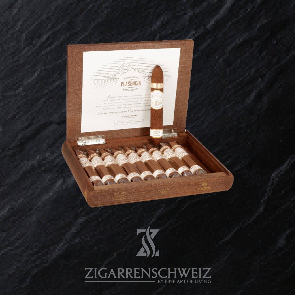 Plasencia Reserva Original Cortes Zigarre im Figurado Format - Zigarrenschweiz Online Zigarren Boutique - 