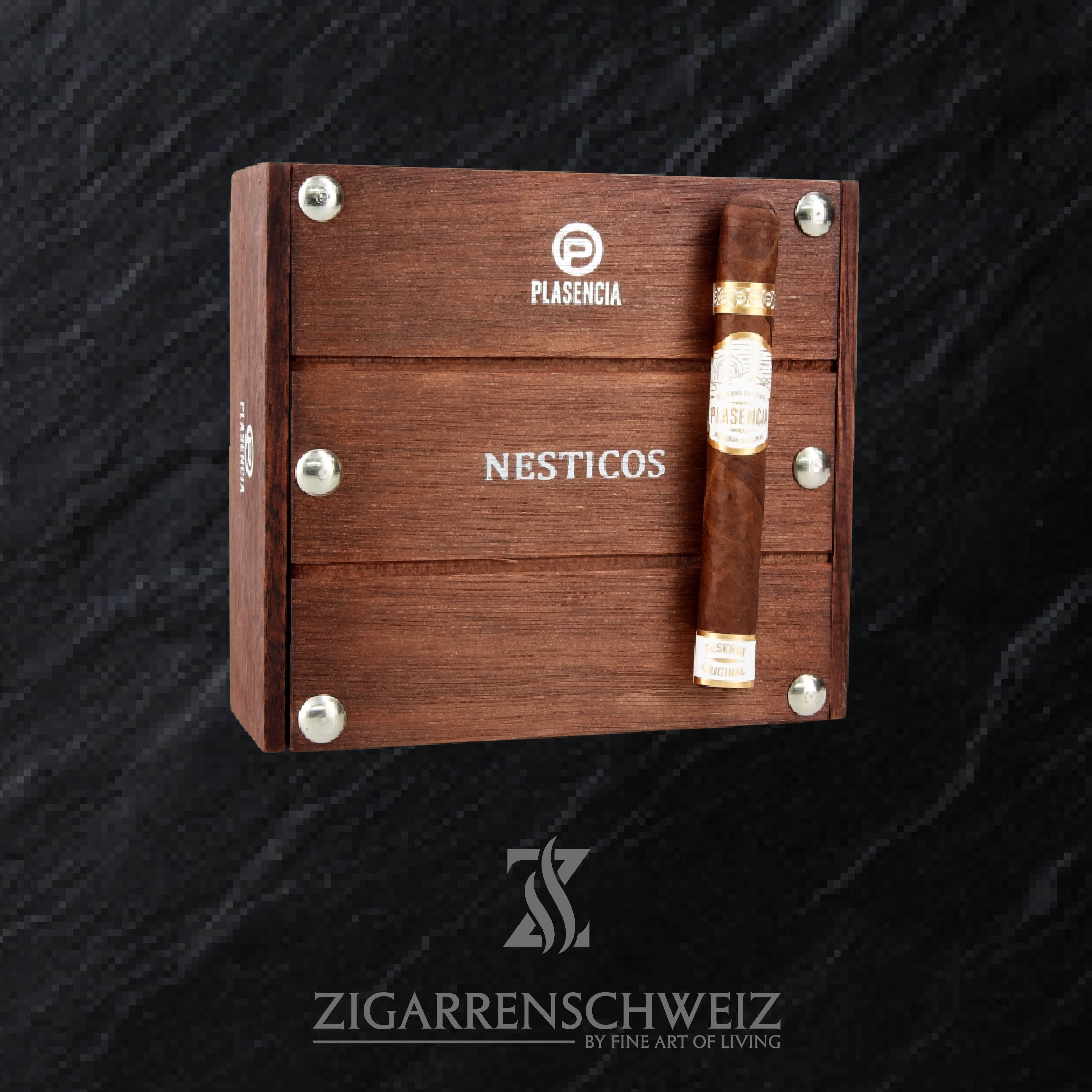 Plasencia Reserva Original Nesticos Zigarren Kiste geschlossen