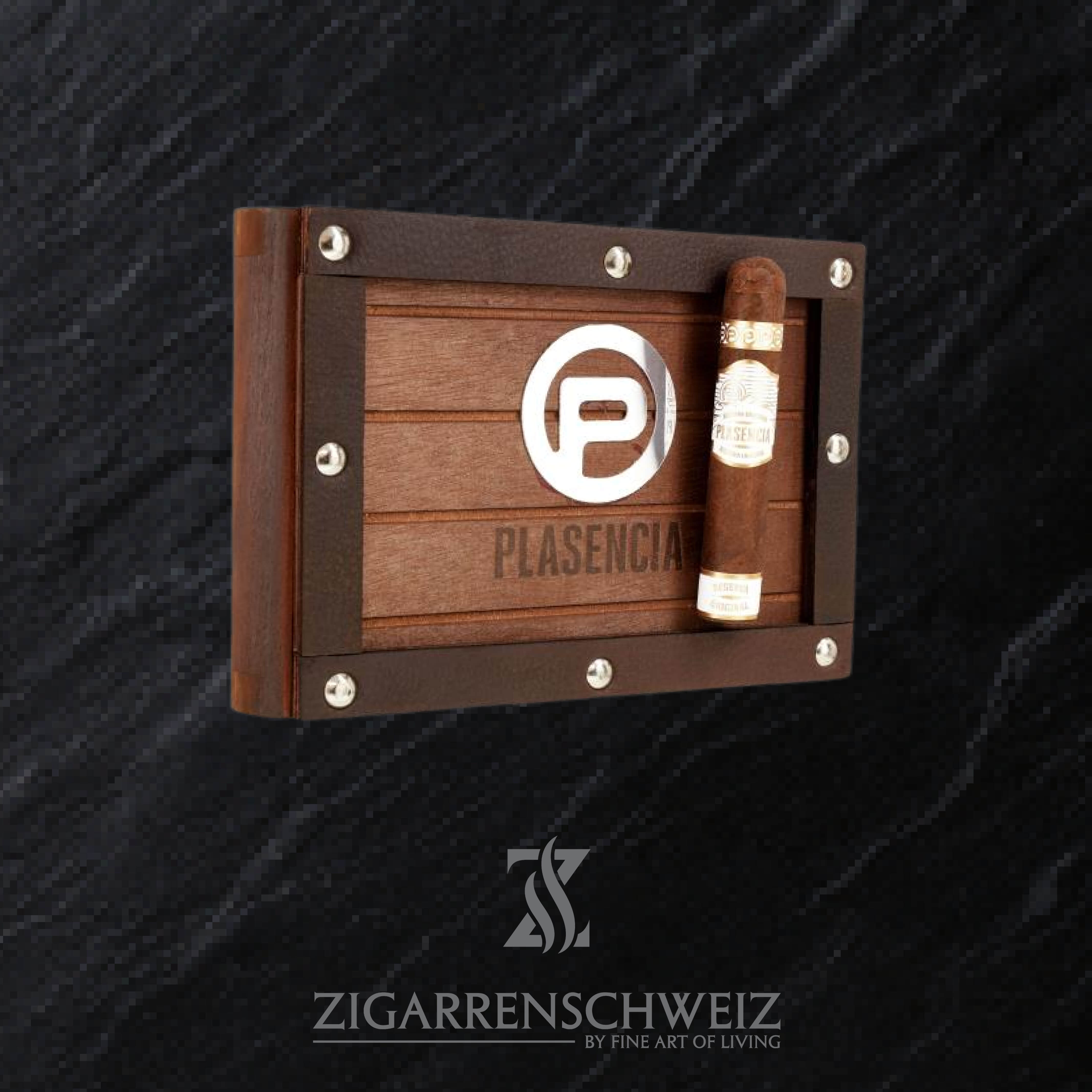 Plasencia Reserva Original Robusto Zigarren Kiste geschlossen