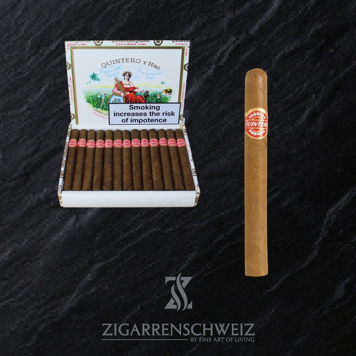 Quintero Panetelas Zigarre - Zigarrenschweiz Online Zigarren Boutique - 