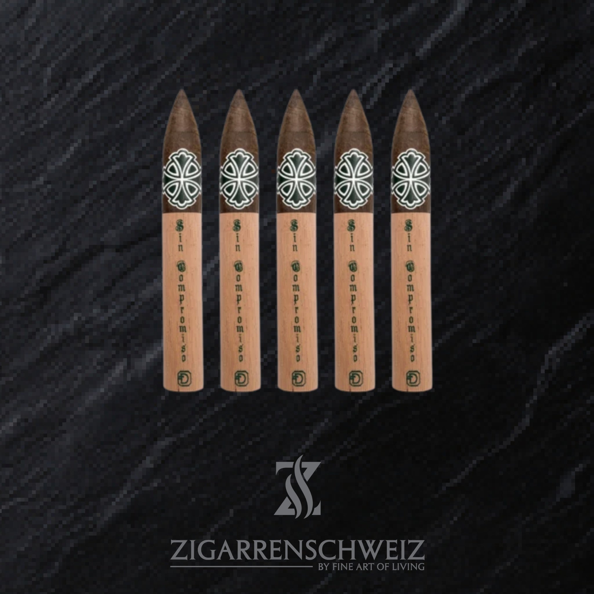 5er Box SAKA Sin Compromiso No. 2 Zigarren im Torpedo Format