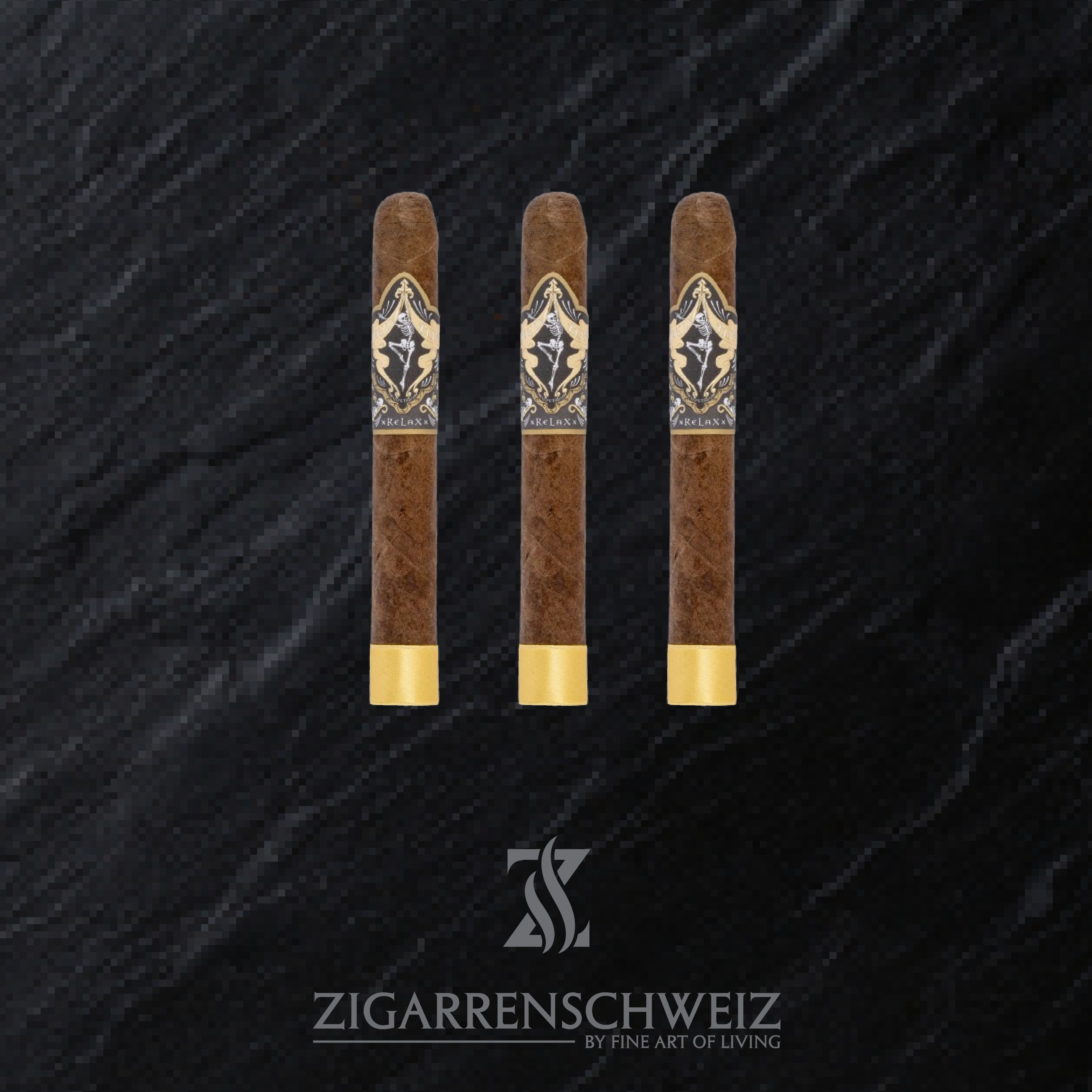 Skel Ton x RELAX x Toro Zigarren 3er Etui von Zigarren Schweiz