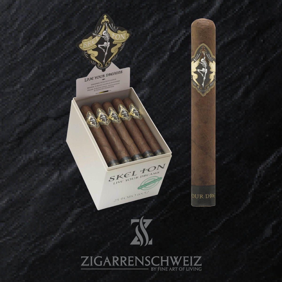 Skel Ton Live your Dreams Toro - Zigarrenschweiz Online Zigarren Boutique - 