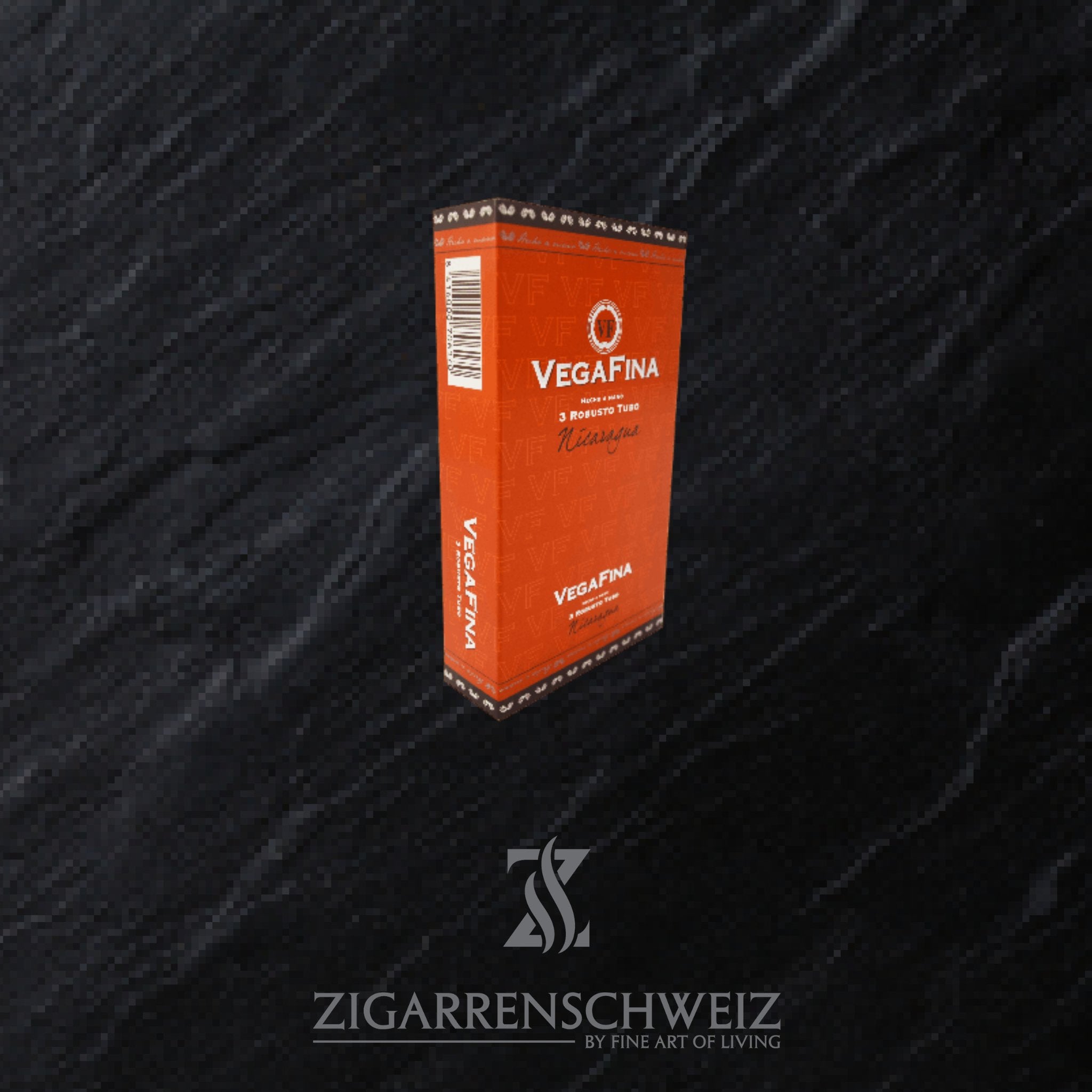 3er Etui geschlossen Vega Fina Nicaragua Zigarren im Robusto Format